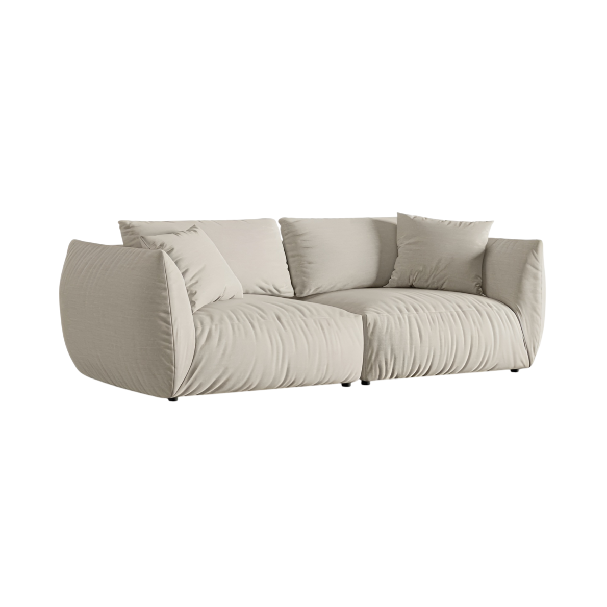 Sofa 4-osobowa CHRIS kremowy szenil
