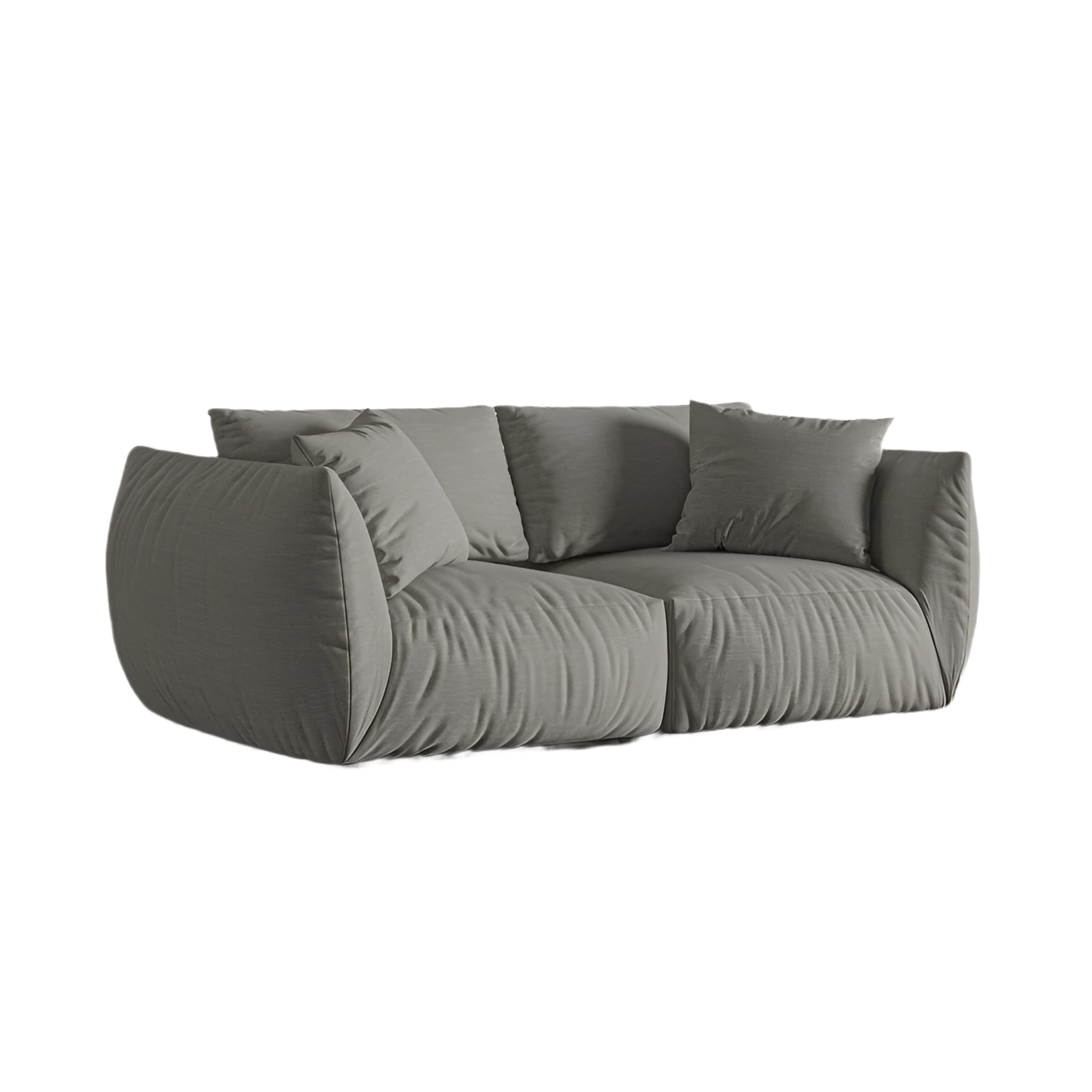 Sofa 3-osobowa CHRIS ciemnoszary szenil