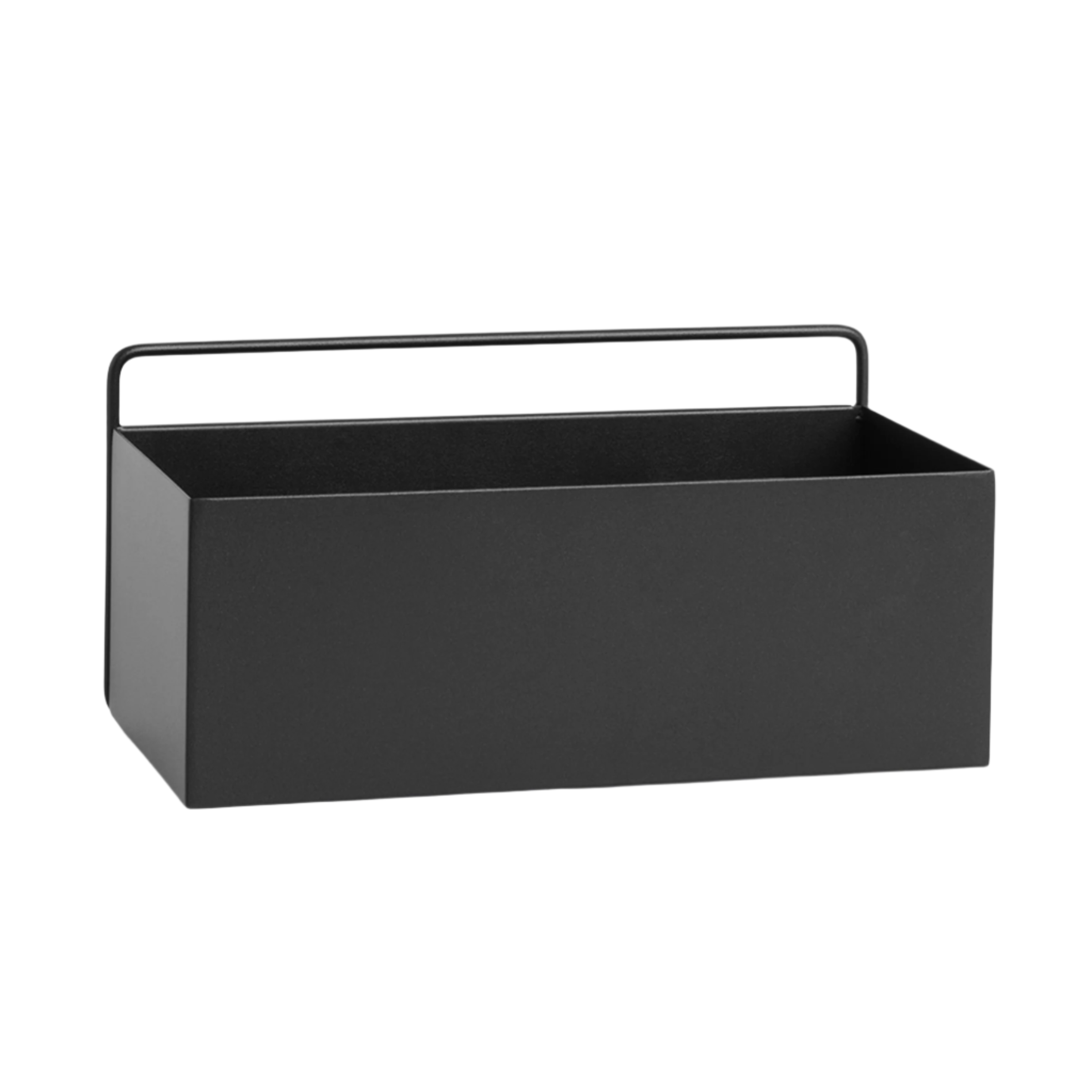 Wisząca doniczka WALL RECTANGLE BOX czarny