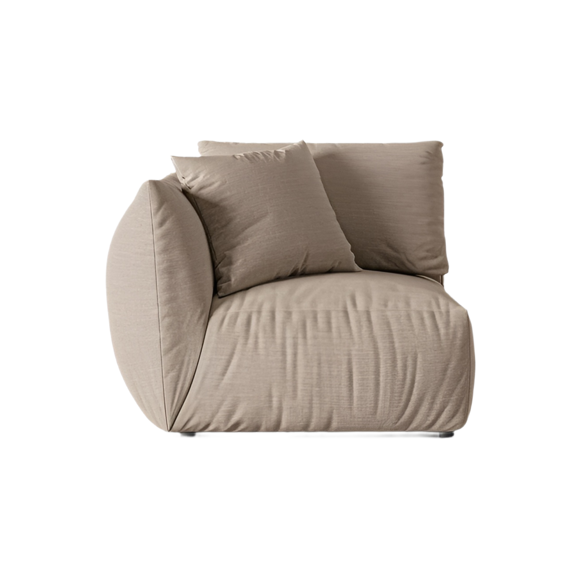 Sofa modułowa CHRIS - element lewostronny piaskowy szenil