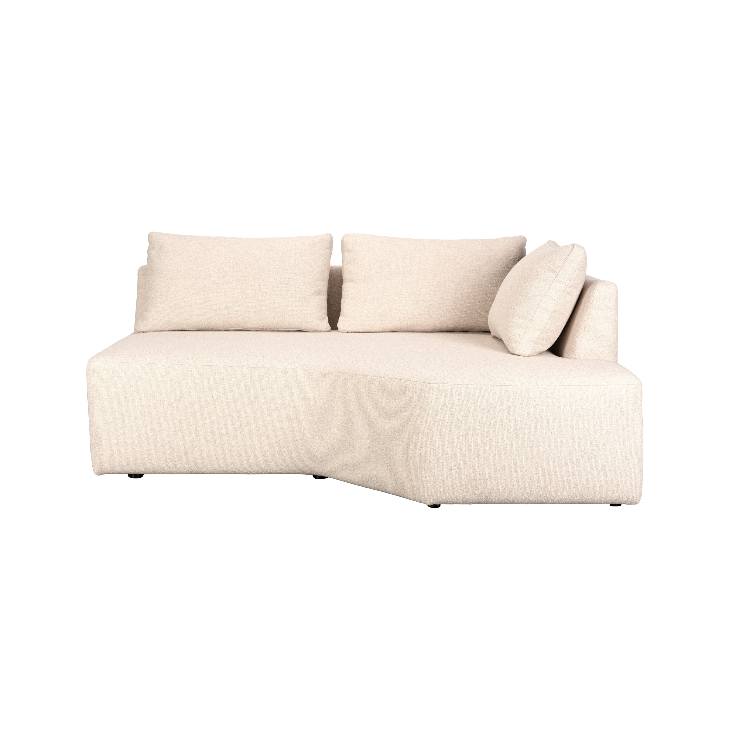 Modulares Sofa PROSPER - Endelement rechts sandfarben