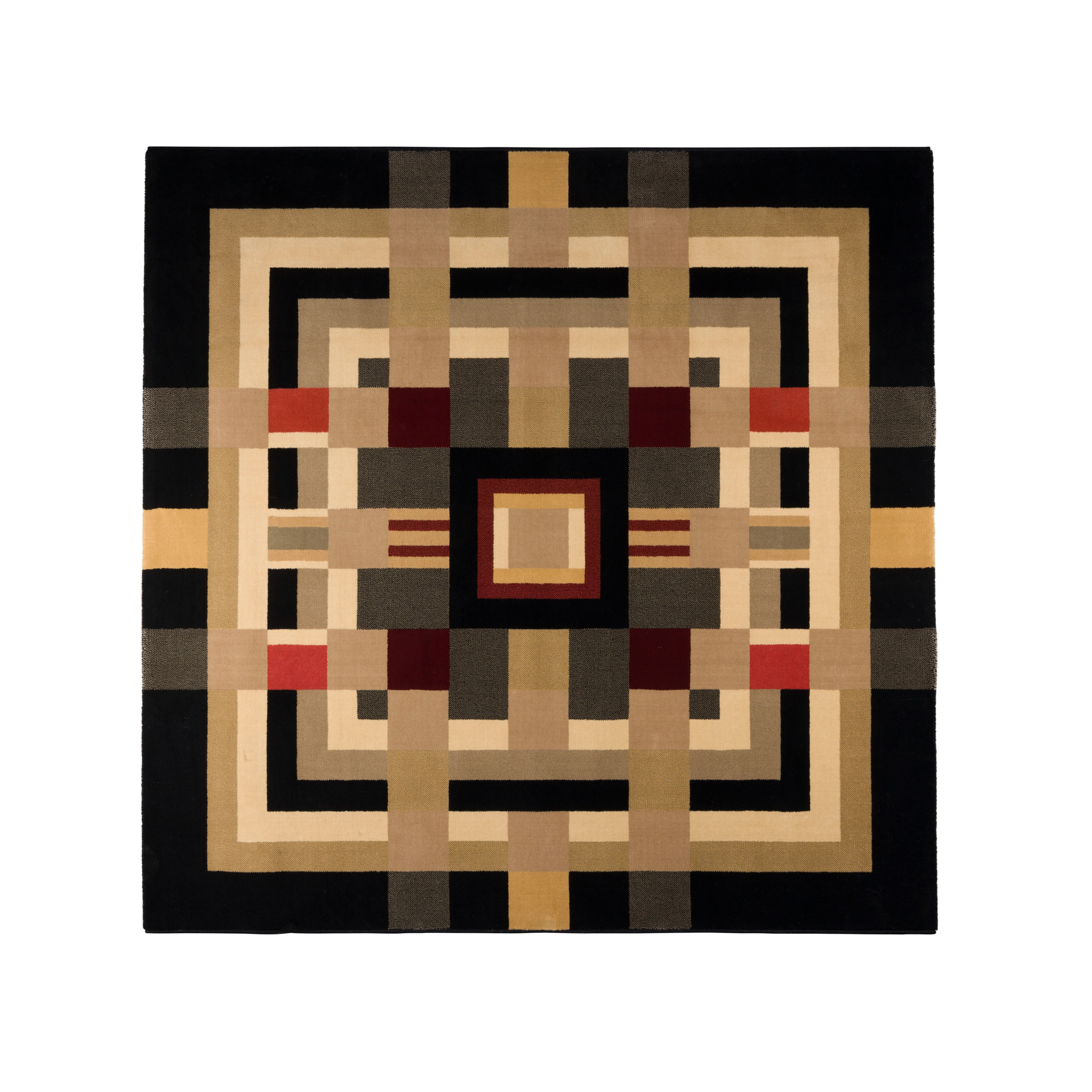 Dywan URBAN MAZE ciemnobeżowy