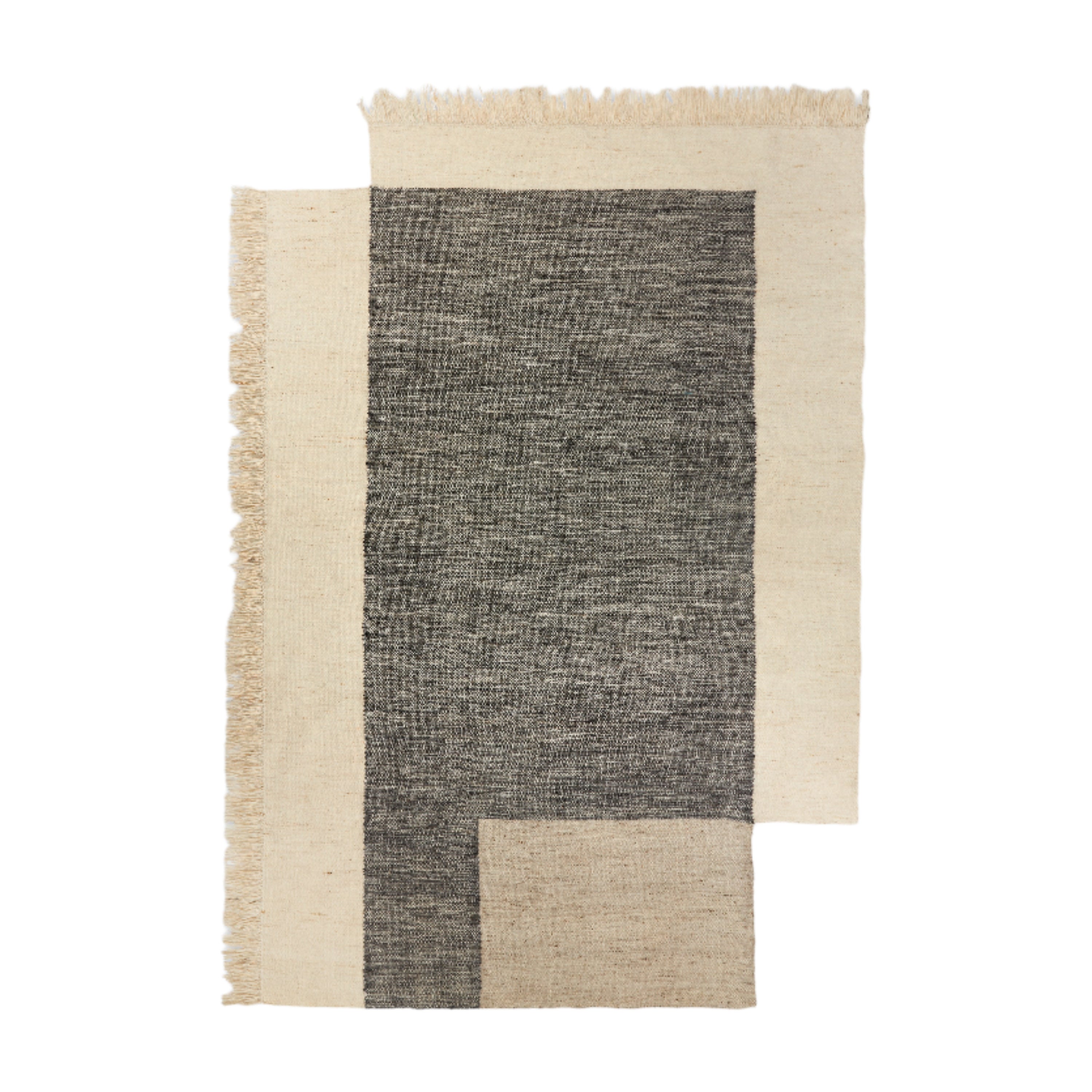 COUNTER Teppich grau mit beige