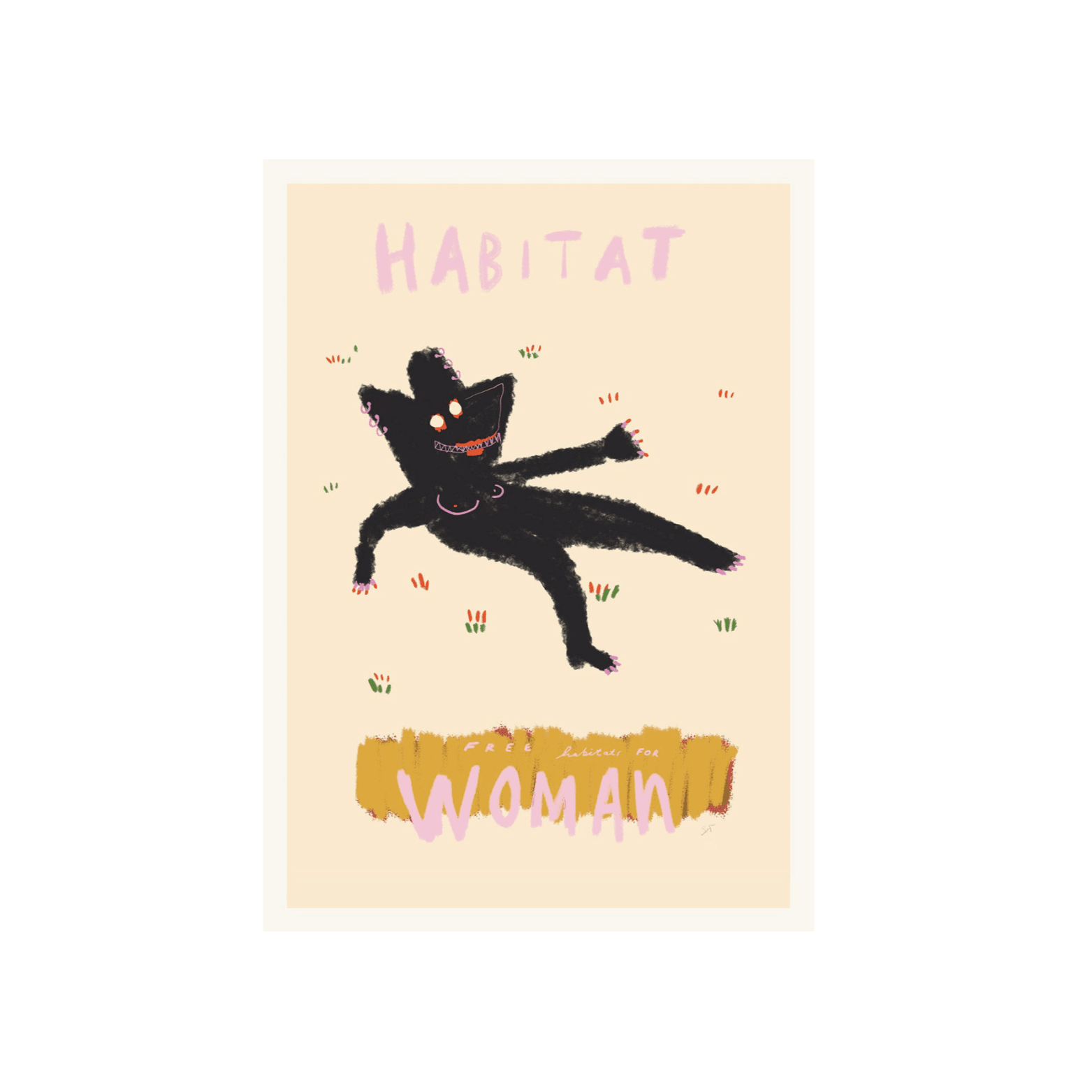 Grafika artystyczna HABITAT The Poster Club Eye on Design