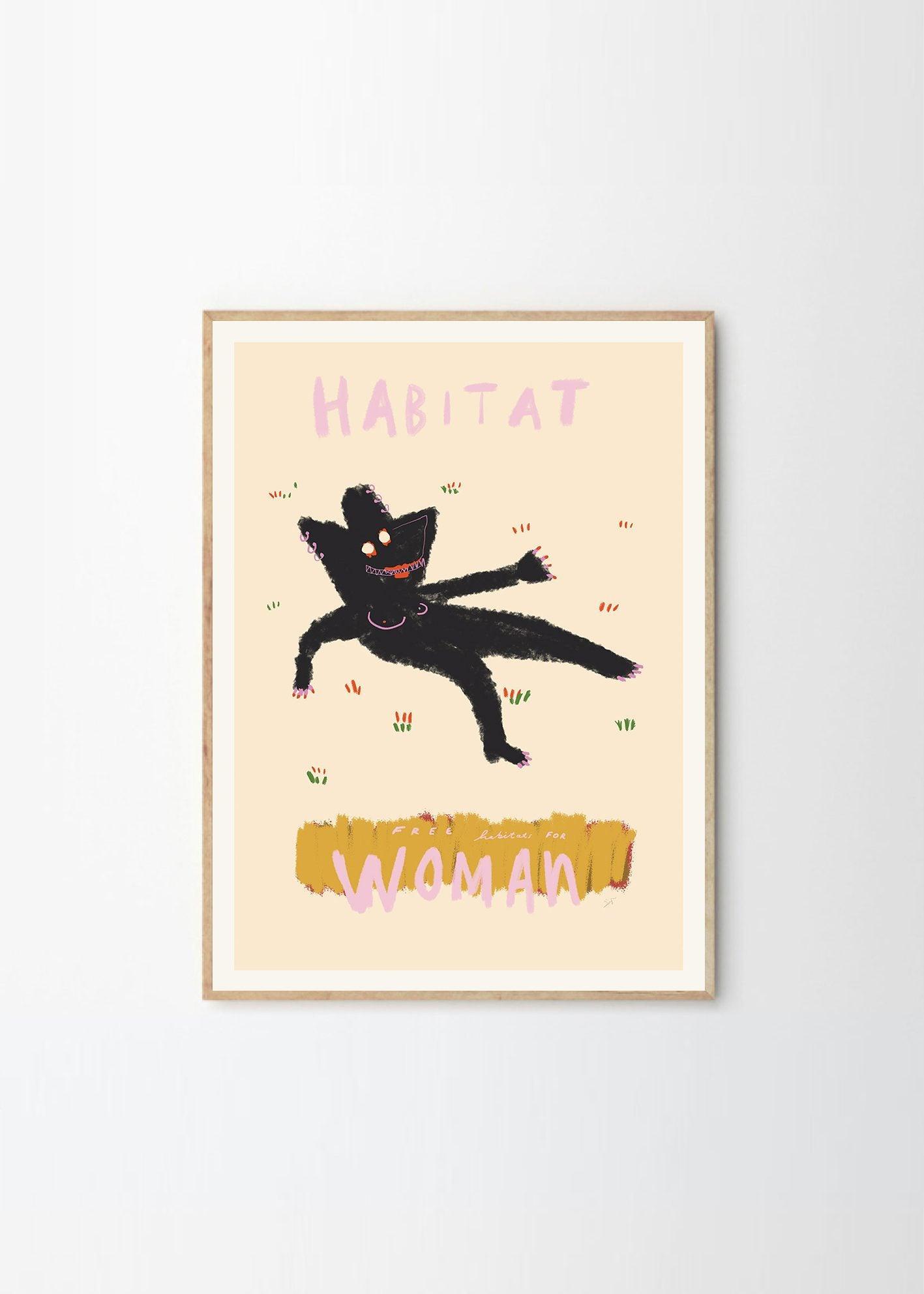 Grafika artystyczna HABITAT The Poster Club Eye on Design