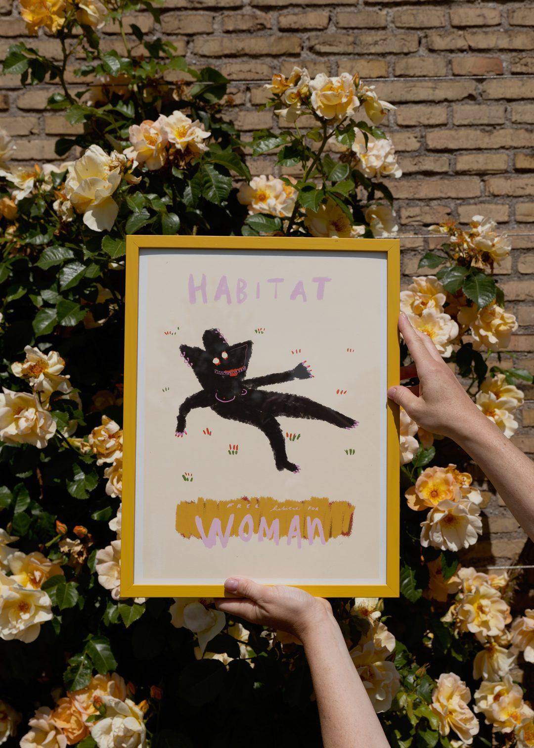 Grafika artystyczna HABITAT The Poster Club Eye on Design