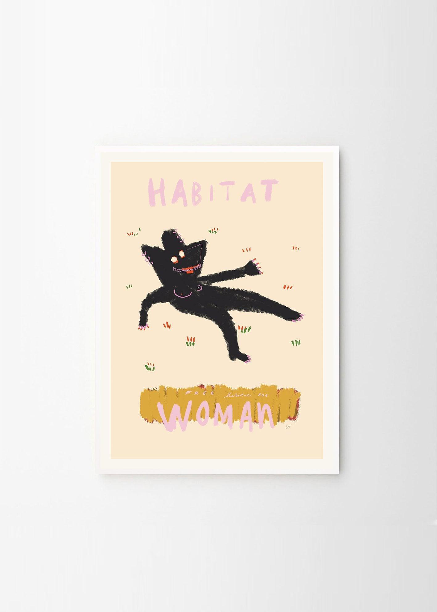 Grafika artystyczna HABITAT The Poster Club Eye on Design