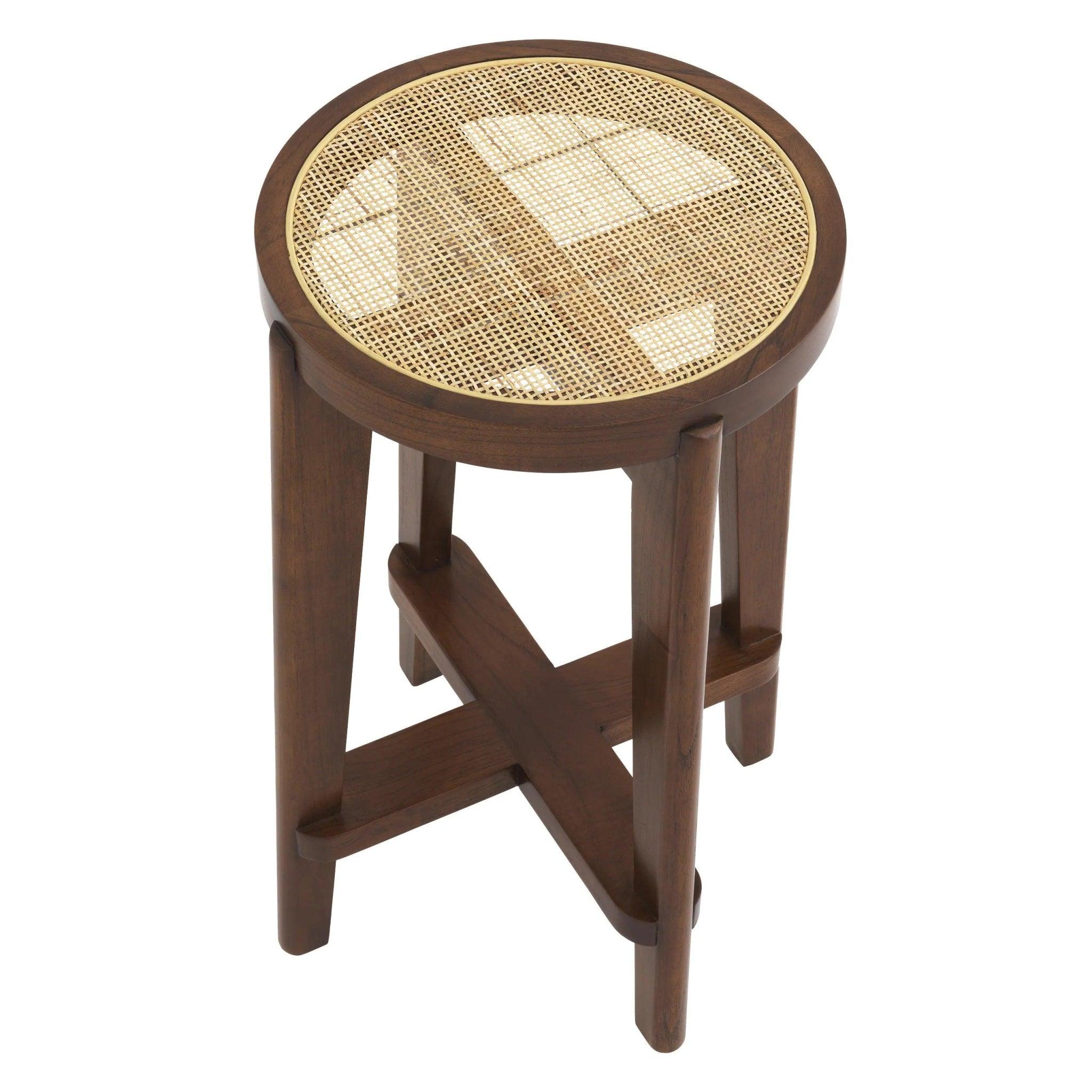 Hoker DAREAU brązowy z rattanem Eichholtz Eye on Design