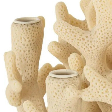 CLARICE beige candle holder