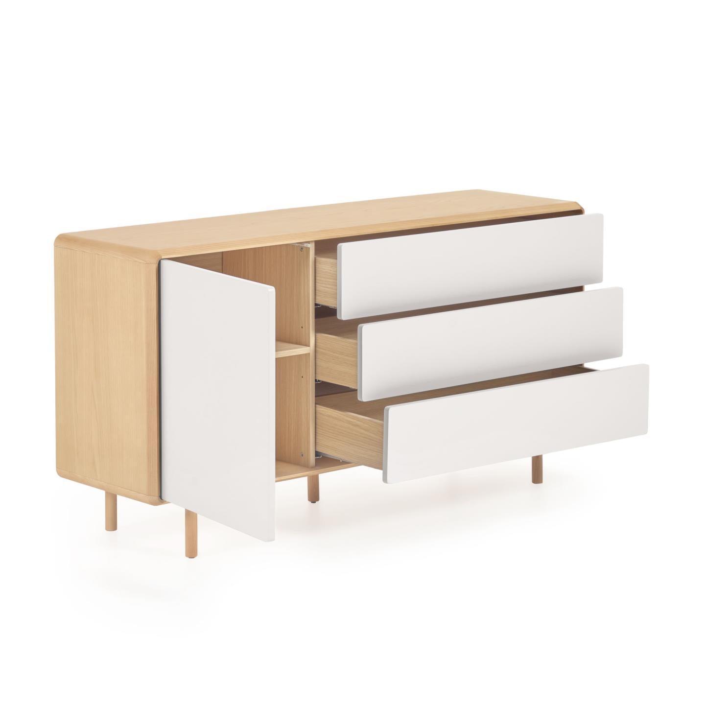 Komoda ANIELLE lite drewno jesionowe La Forma Eye on Design