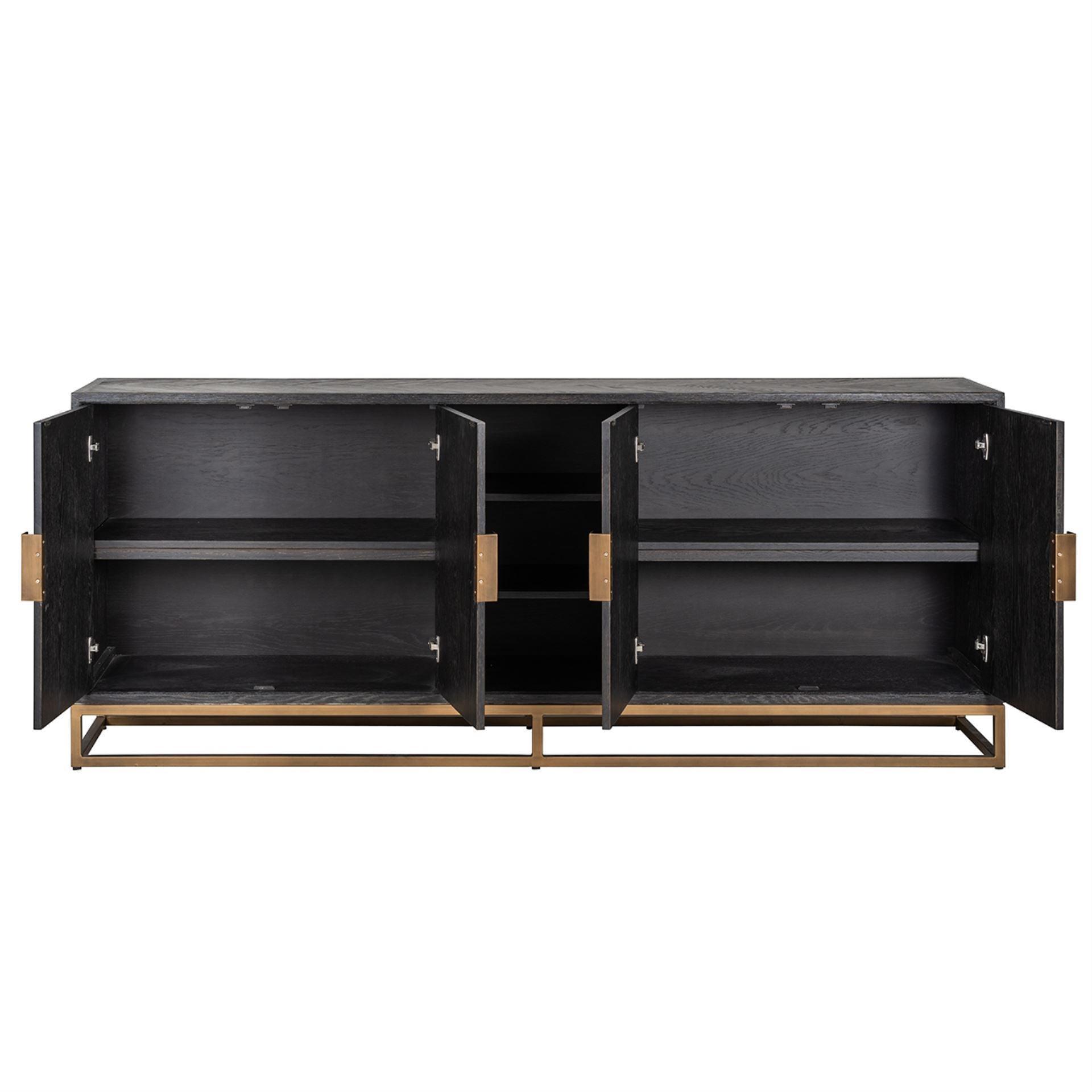 Komoda BLACKBONE mosiężny Richmond Interiors Eye on Design
