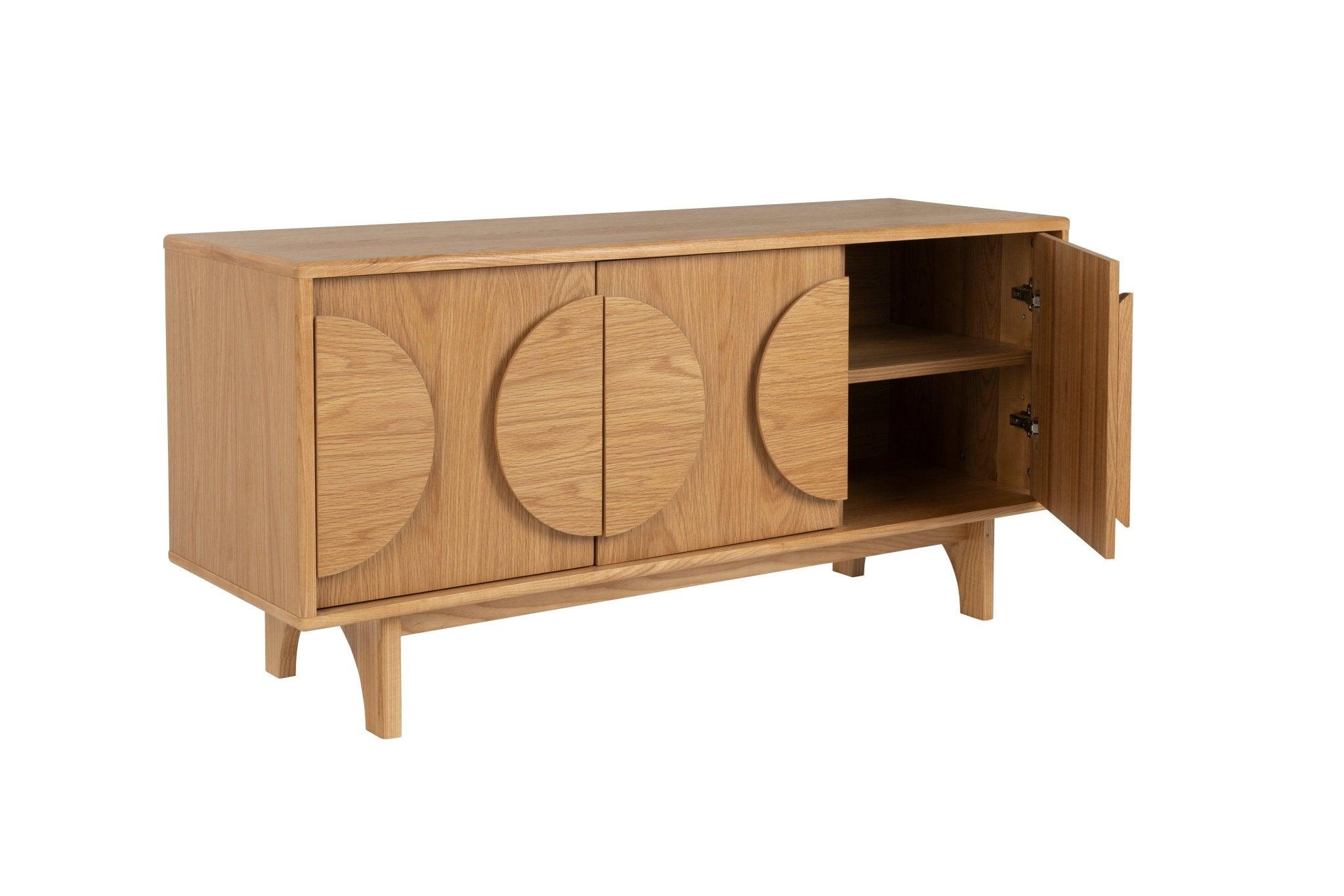 Komoda GROOVE drewno dębowe Zuiver Eye on Design