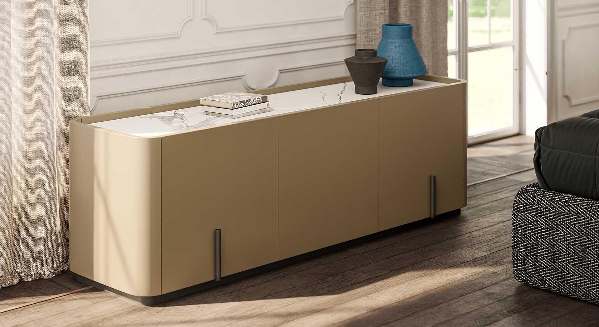 Komoda niska z cokołem CAILLOU jasnobrązowy Liu Jo Living Eye on Design