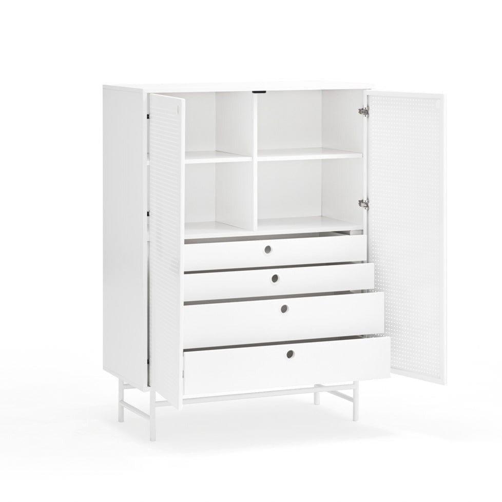 Komoda wysoka PUNTO biały Teulat Eye on Design