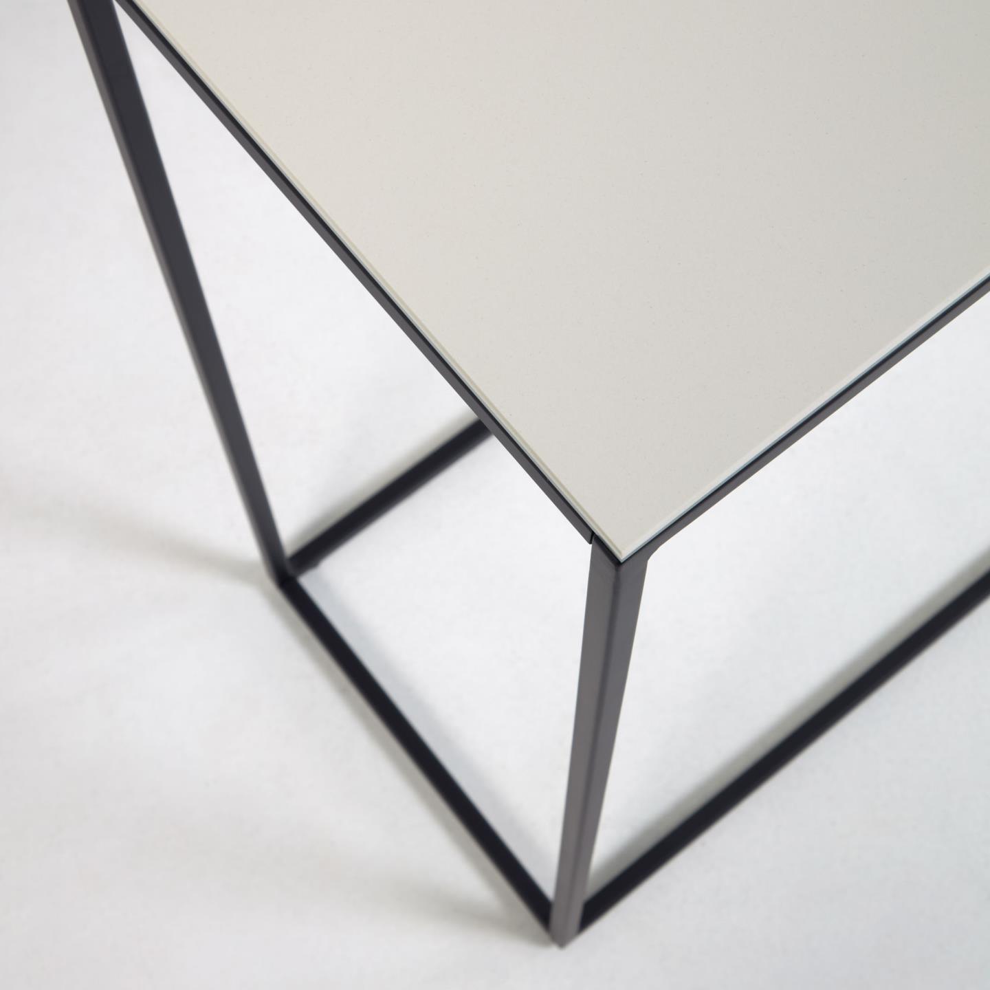 Konsola REWENA biała ceramika La Forma Eye on Design