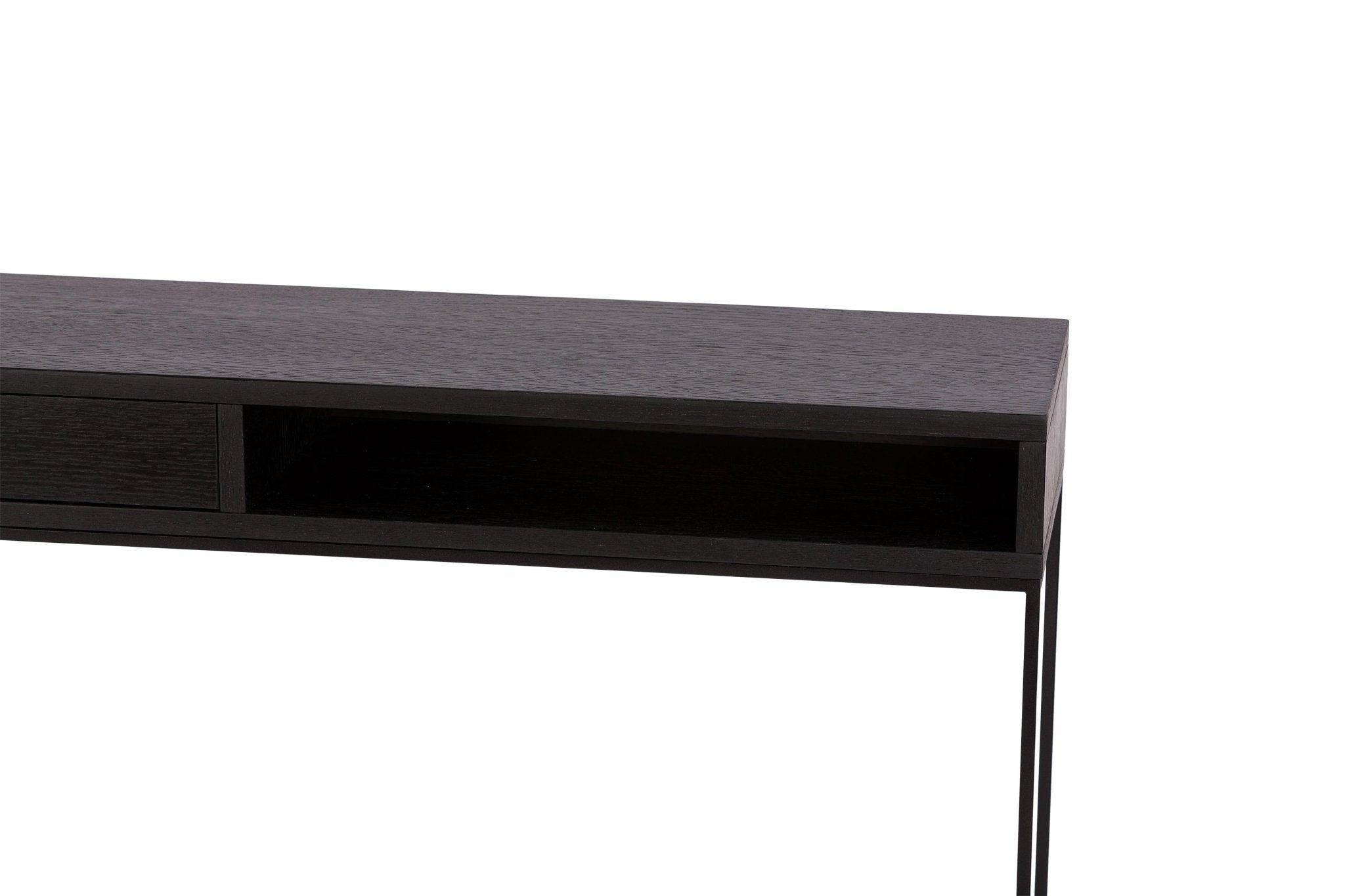Konsola z szufladą STAM 300 czarny dąb Nordifra Eye on Design