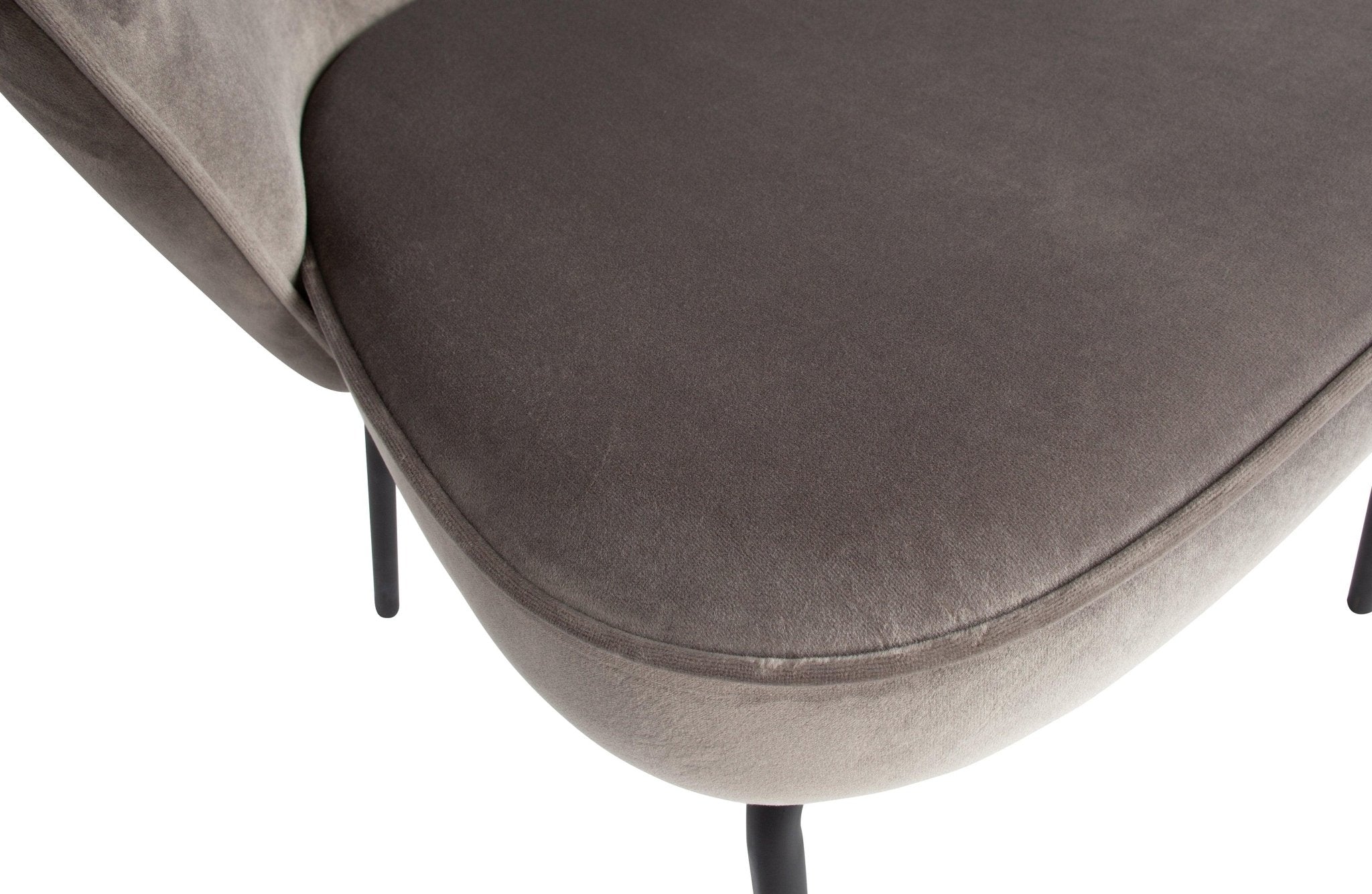 Krzesło aksamitne ADMIT khaki Be Pure Eye on Design