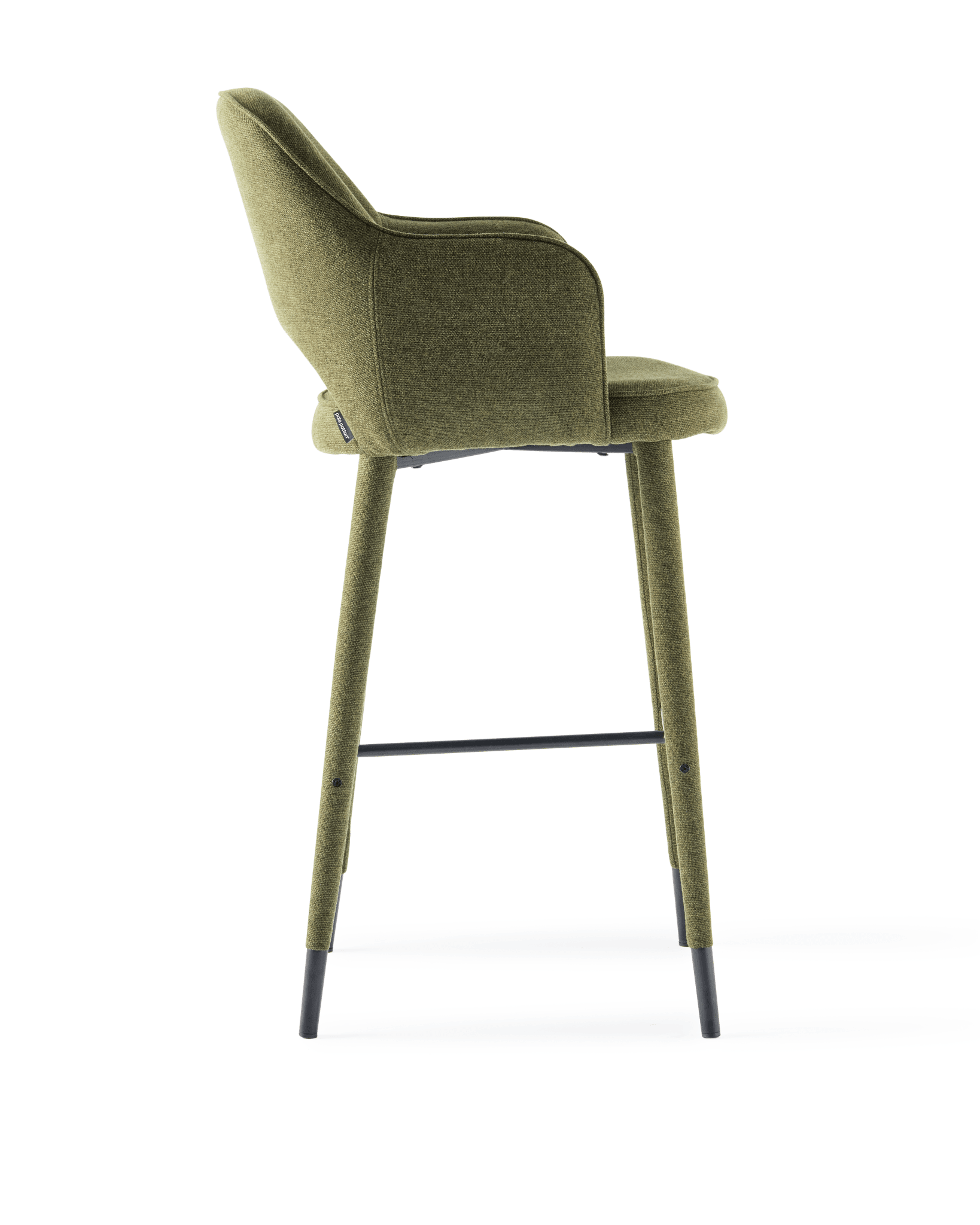 Krzesło barowe COSY oliwkowy Pols Potten Eye on Design