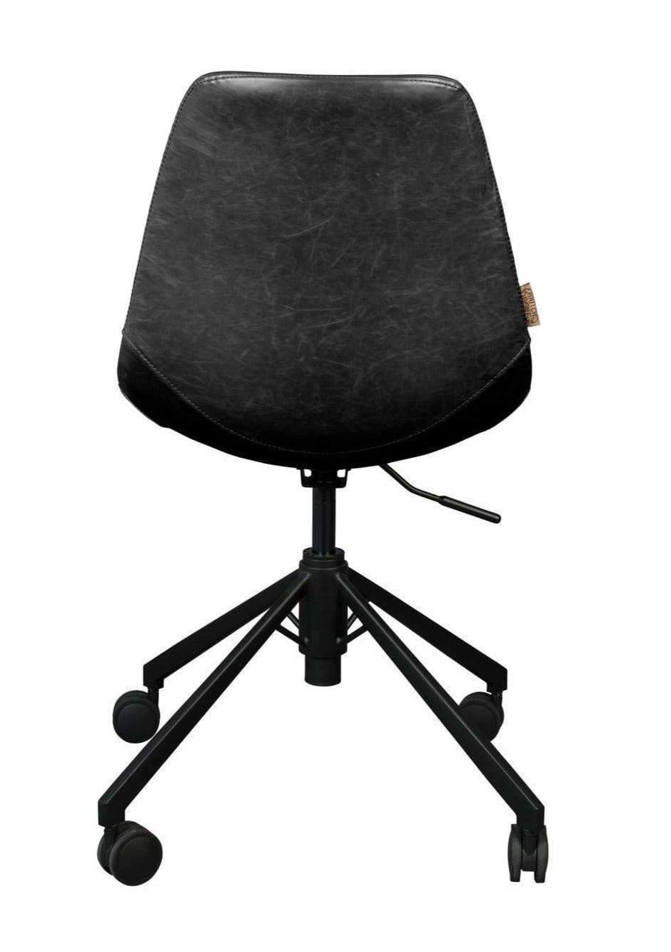 Krzesło biurowe FRANKY ekoskóra czarny Dutchbone Eye on Design