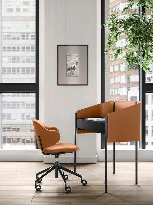 Krzesło biurowe HOLLY ciemnozielony aksamit Calligaris Eye on Design