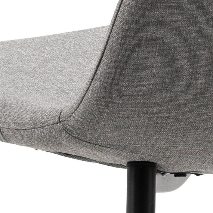 Krzesło CARLO szary z czarną podstawą Actona Eye on Design