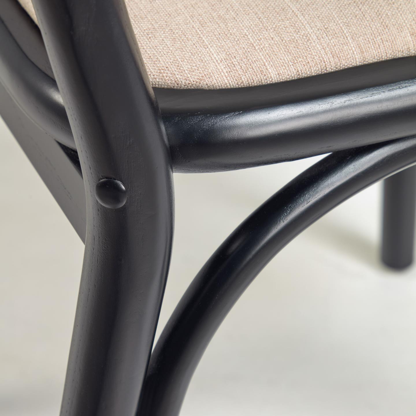 Krzesło DORIANE czarne drewno dębowe La Forma Eye on Design