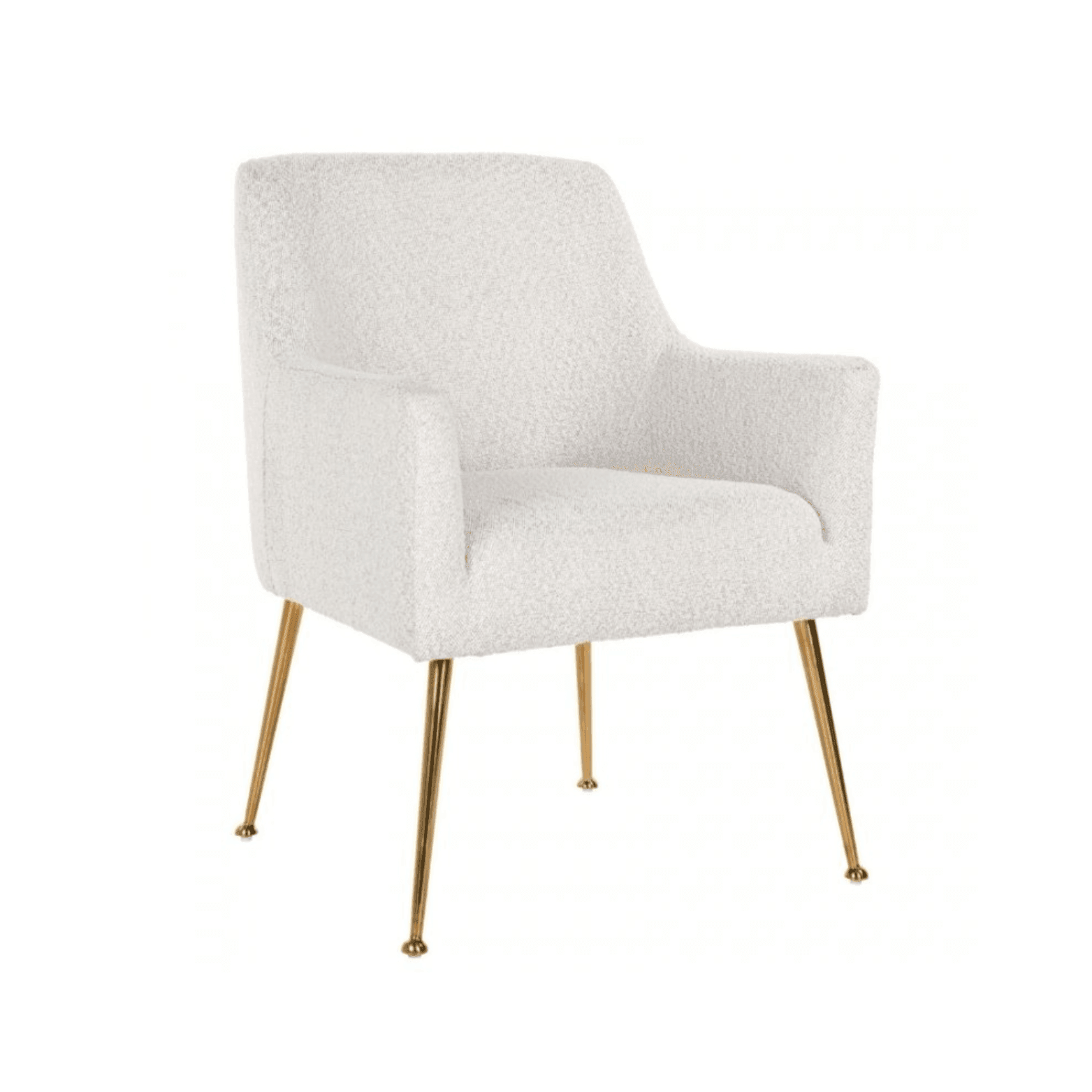 Krzesło HARPER biały bouclé Richmond Interiors Eye on Design