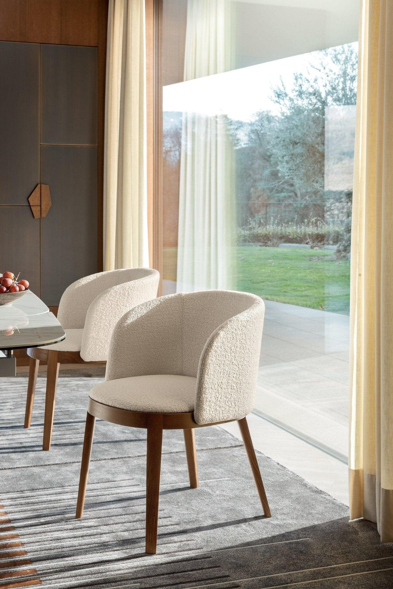 Fotel ADÈL boucle beżowy Calligaris Eye on Design