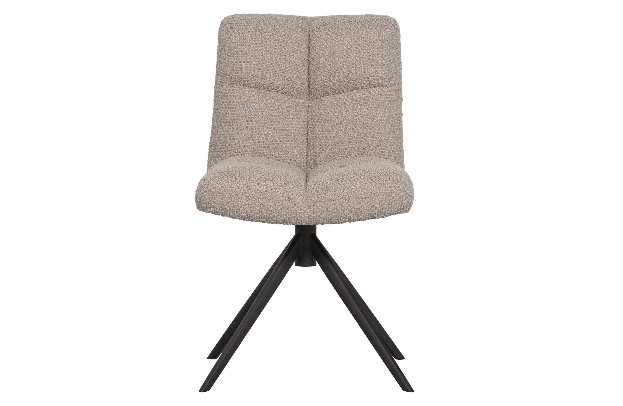 Krzesło obrotowe VINNY boucle piaskowy Woood Exclusive Eye on Design
