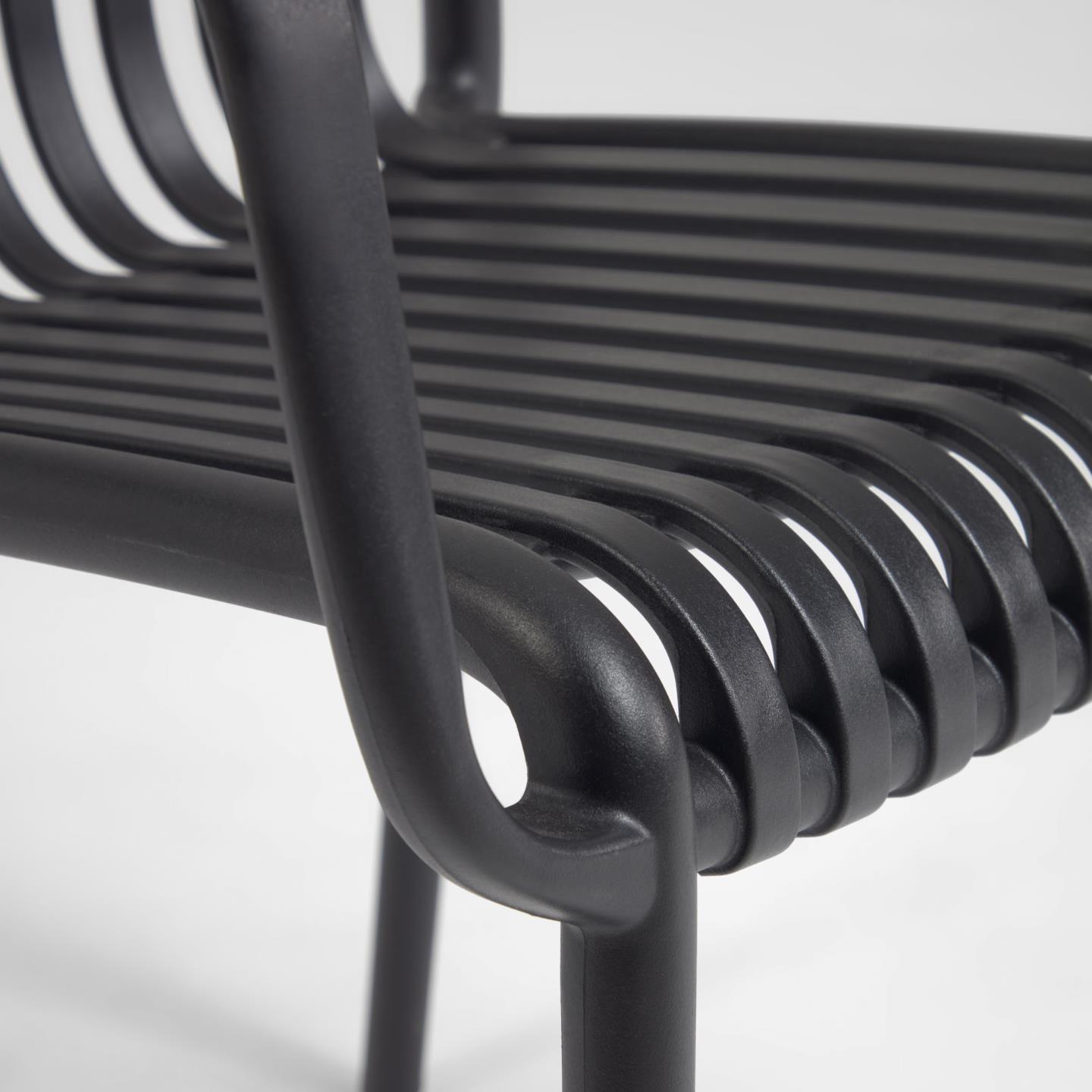Krzesło ogrodowe ISABELLINI czarny La Forma Eye on Design