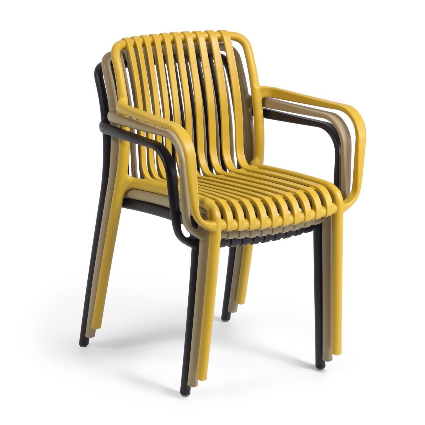 Krzesło ogrodowe ISABELLINI czarny La Forma Eye on Design