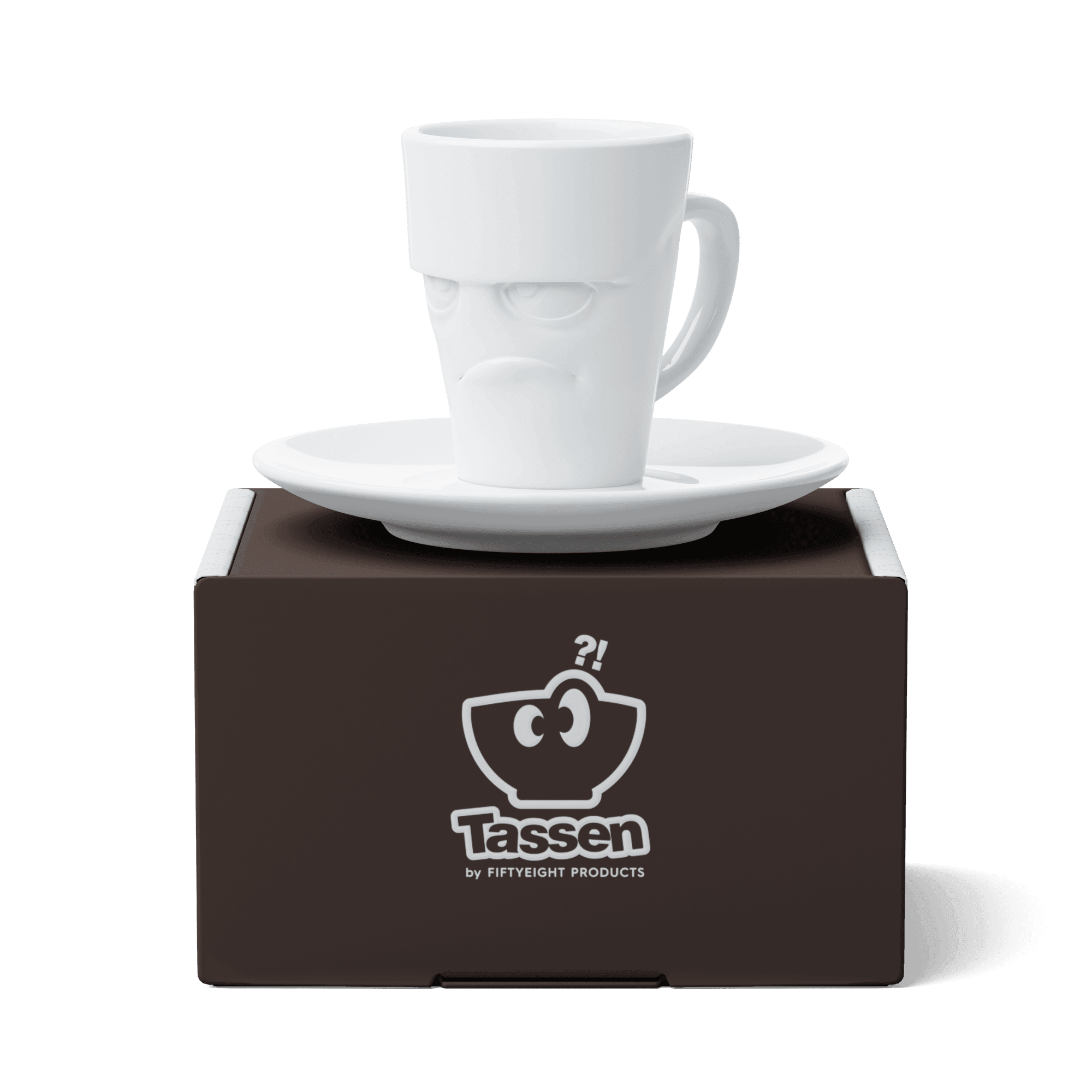 Kubeczek do espresso GRUMPY biały 58products Eye on Design