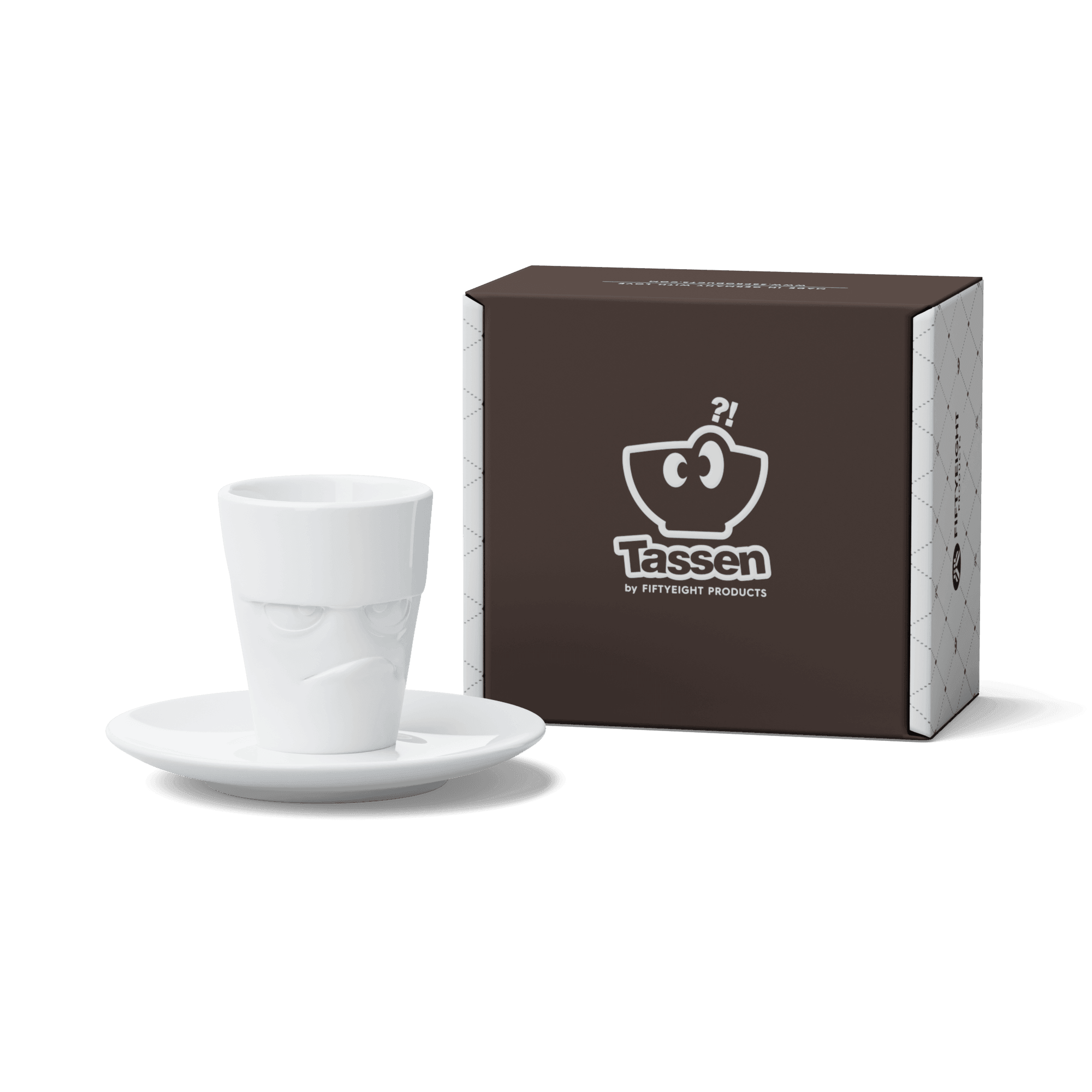 Kubeczek do espresso GRUMPY biały 58products Eye on Design