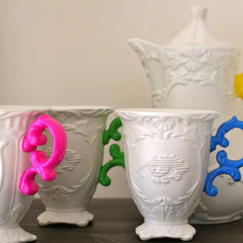 Kubek I-WARES I-MUG zielony Seletti Eye on Design