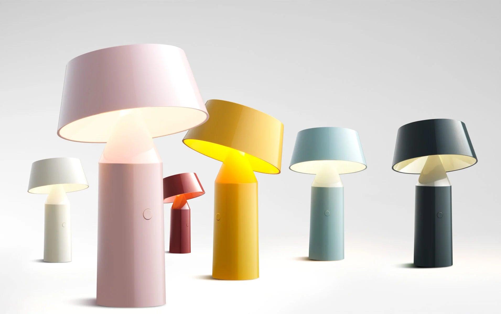 Lampa akumulatorowa BICOCA jasnoniebieski Marset Eye on Design