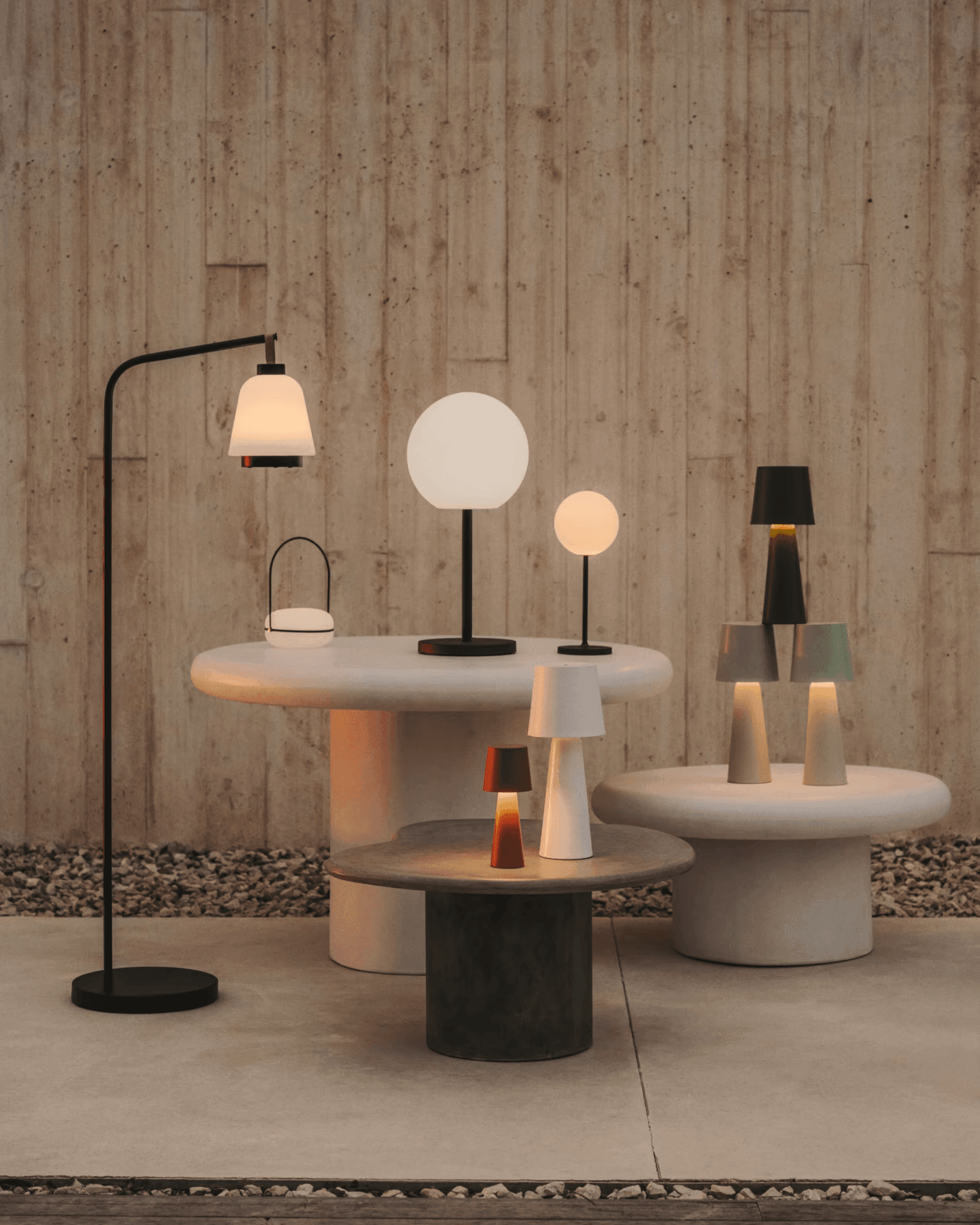 Lampa akumulatorowa zewnętrzna ARENYS jasnozielony La Forma Eye on Design