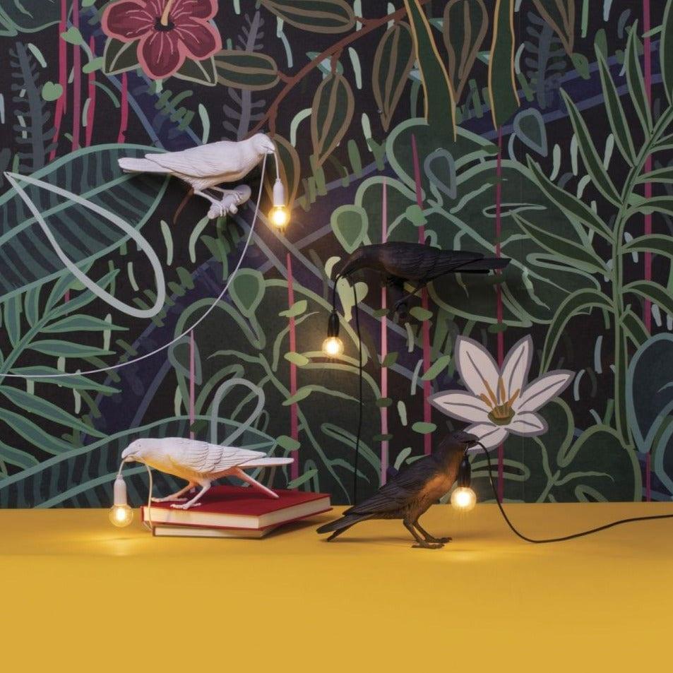 Lampa BIRD LOOKING RIGHT biały Seletti Eye on Design