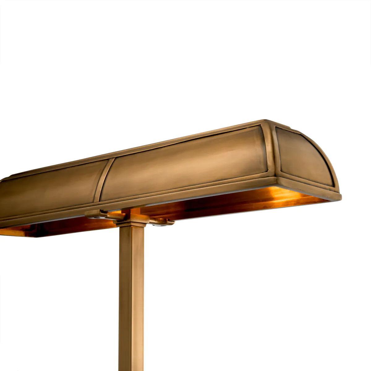Lampa biurkowa BANKER TRUST mosiężny Eichholtz Eye on Design