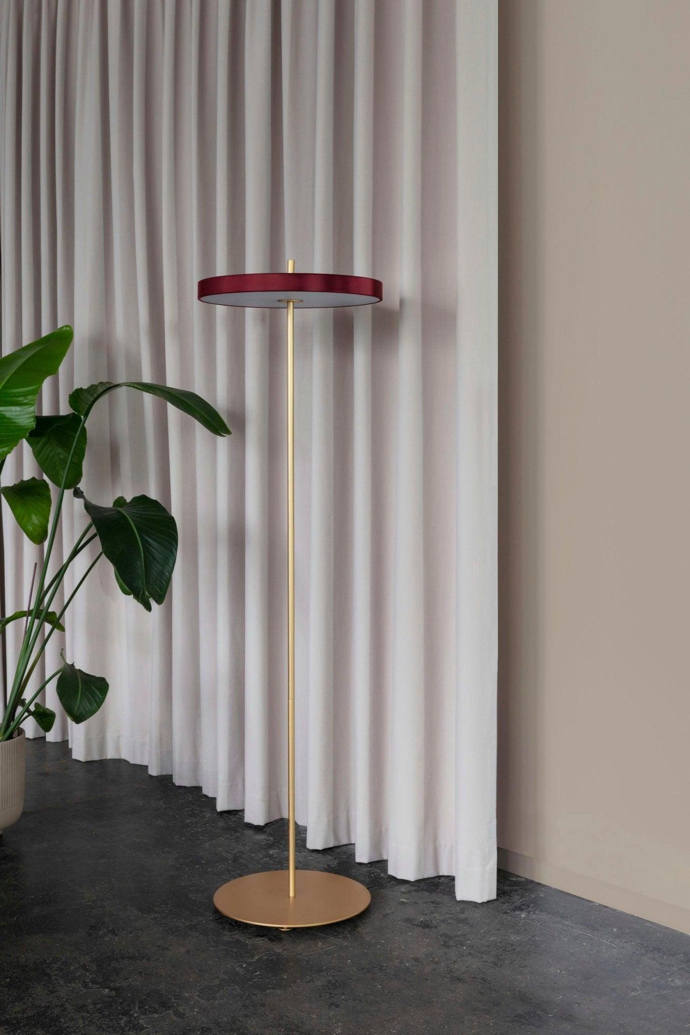 Lampa podłogowa ASTERIA FLOOR rubinowy UMAGE Eye on Design