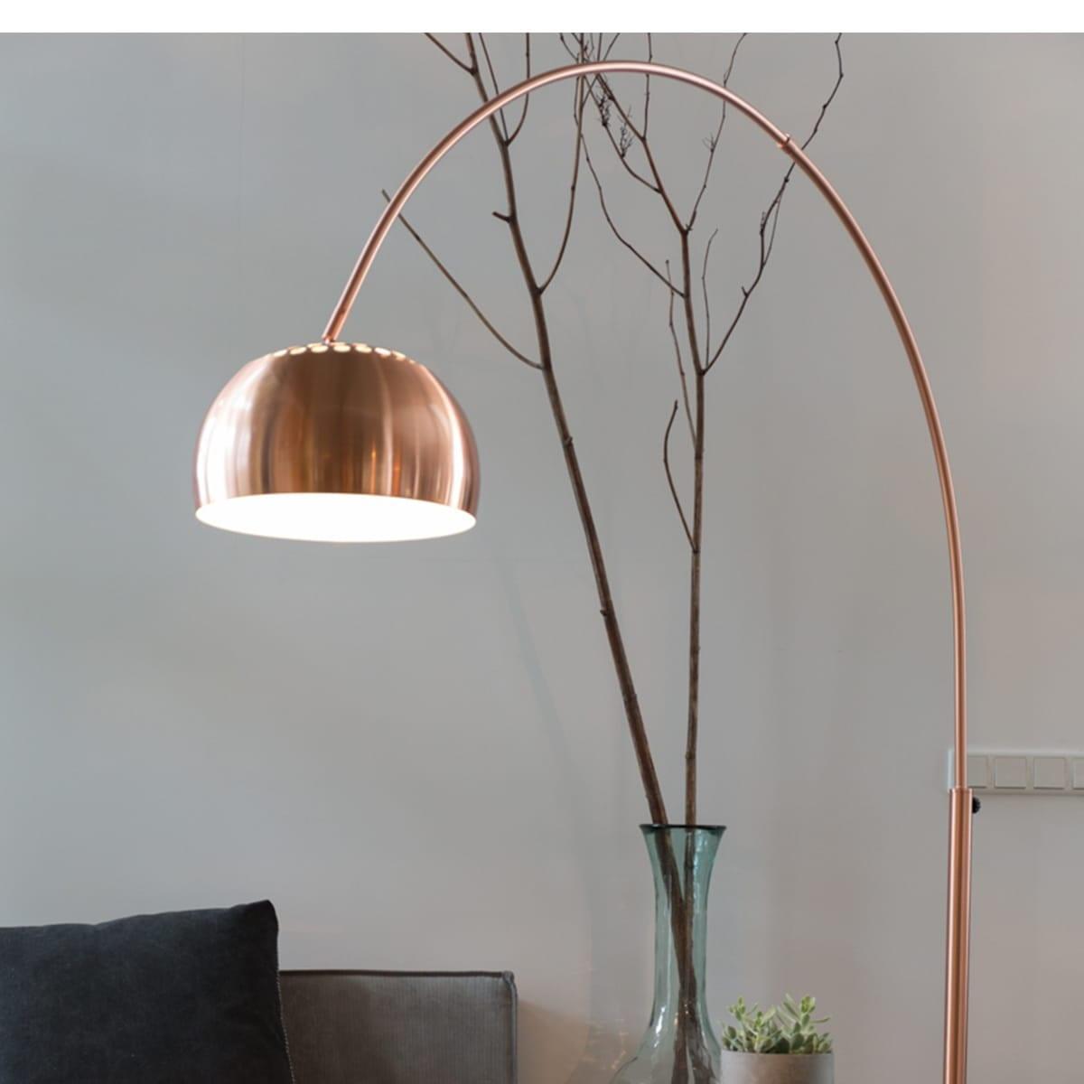 Lampa podłogowa BOW miedziany Zuiver Eye on Design