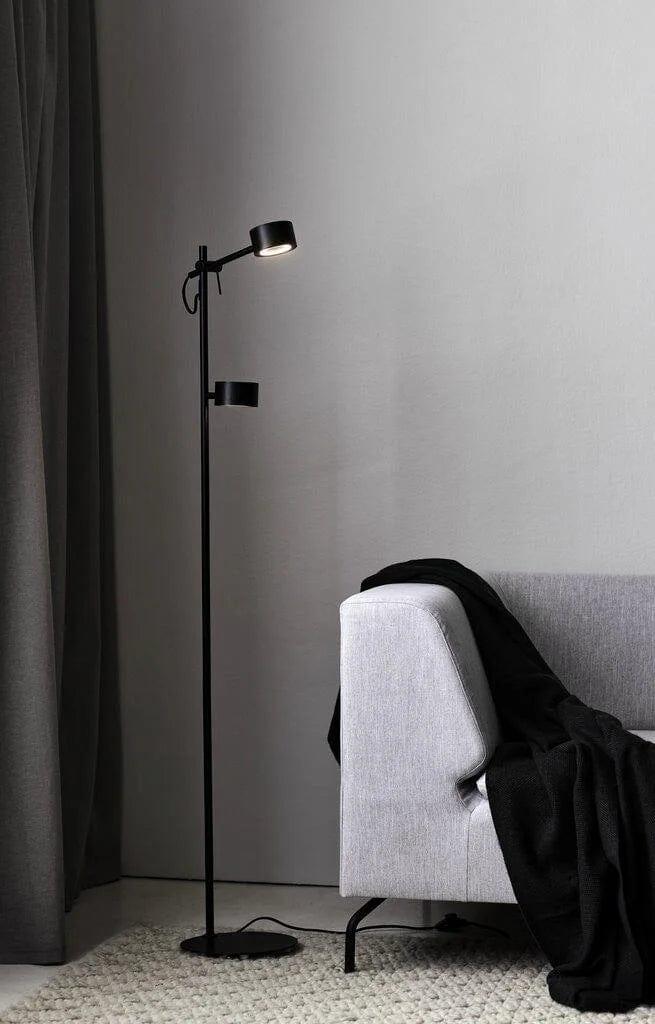 Lampa podłogowa CLYDE czarny Nordlux Eye on Design