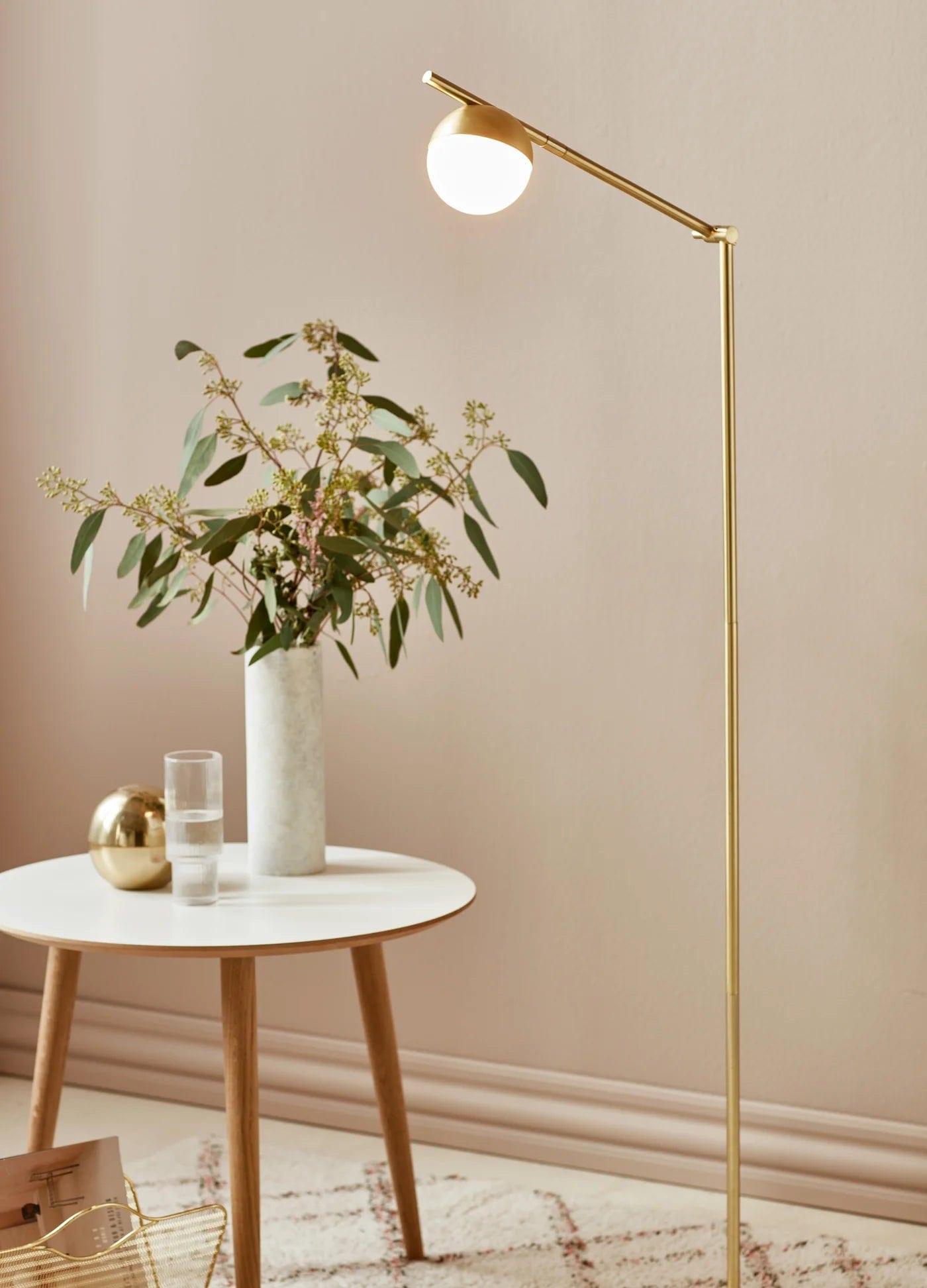 Lampa podłogowa CONTINA mosiężny Nordlux Eye on Design