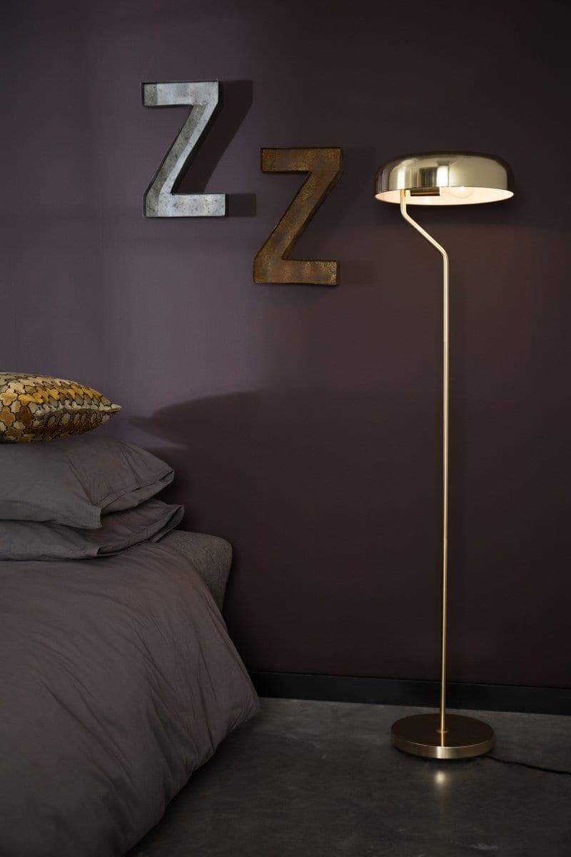 Lampa podłogowa ECLIPSE złoty - poekspozycyjna Dutchbone Eye on Design