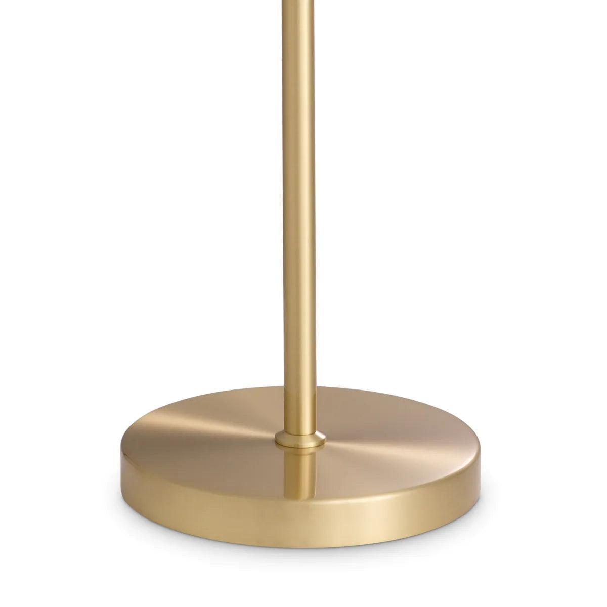 Lampa podłogowa ETRUSCAN biały z mosiężną podstawą Eichholtz Eye on Design