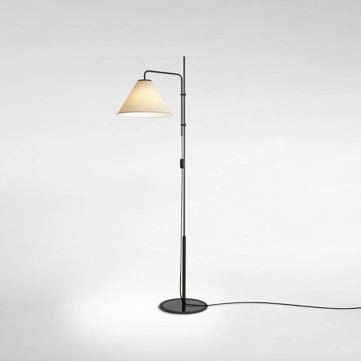Lampa podłogowa FUNICULI FABRIC piaskowy Marset Eye on Design
