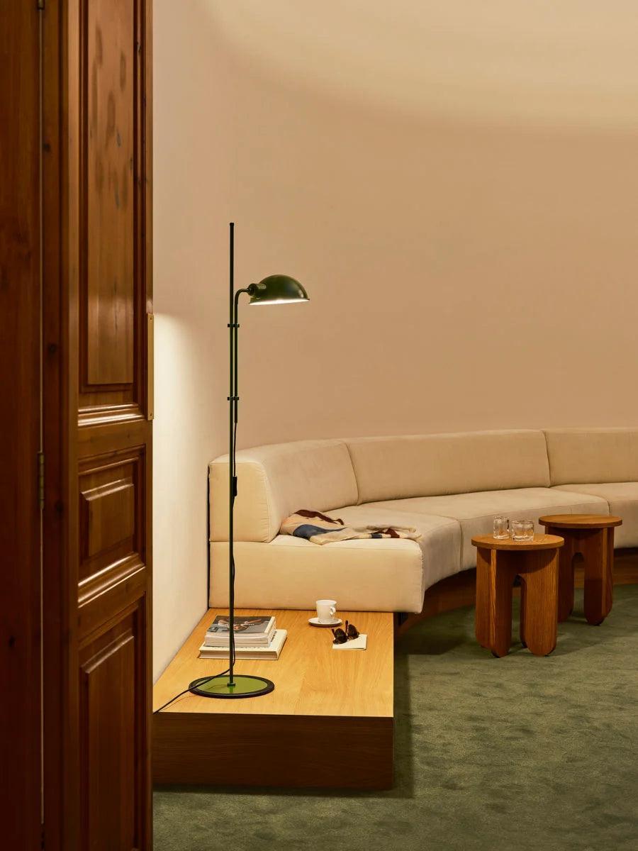 Lampa podłogowa FUNICULI szary Marset Eye on Design