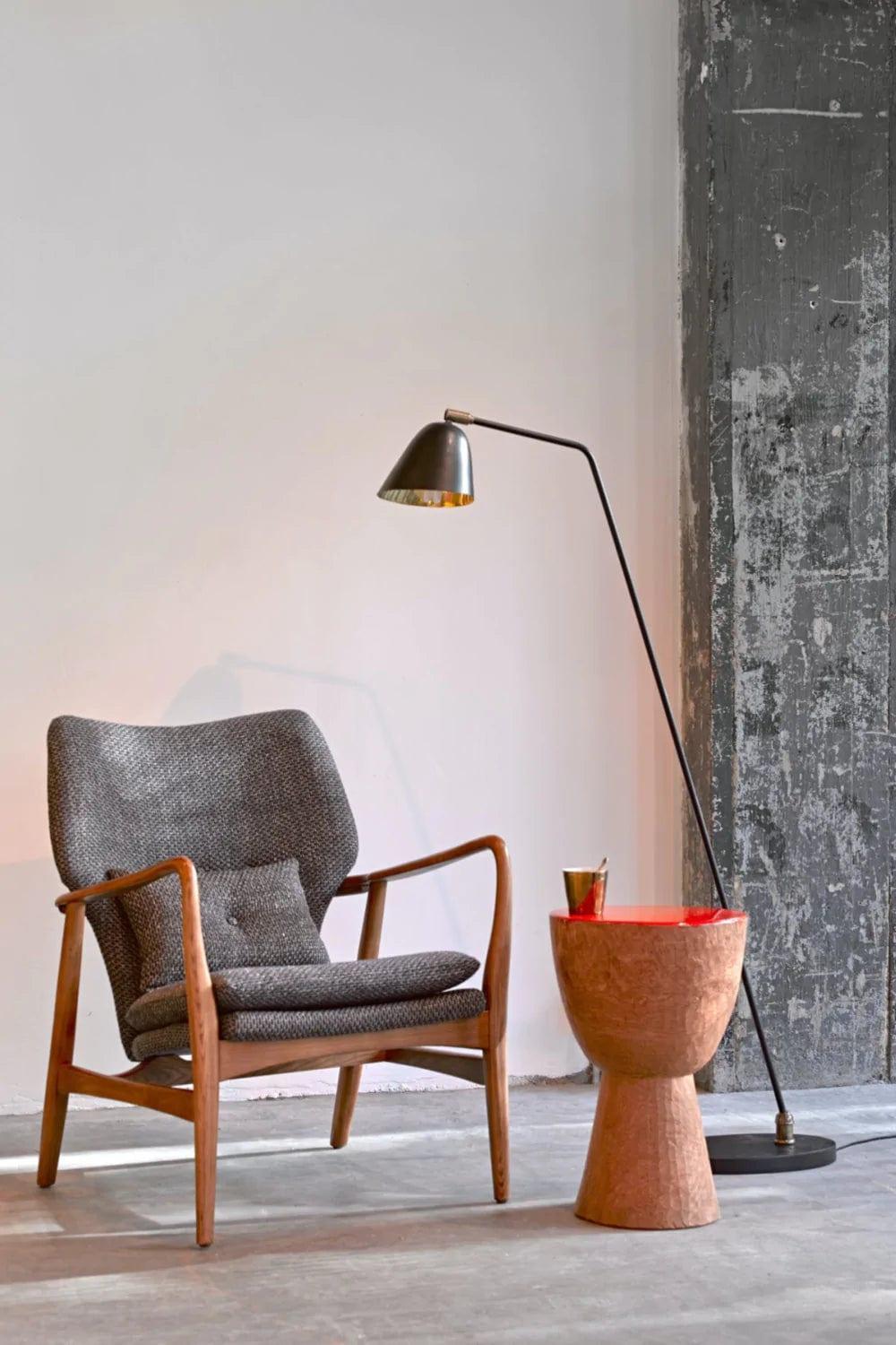 Lampa podłogowa OVAL czarny Pols Potten Eye on Design