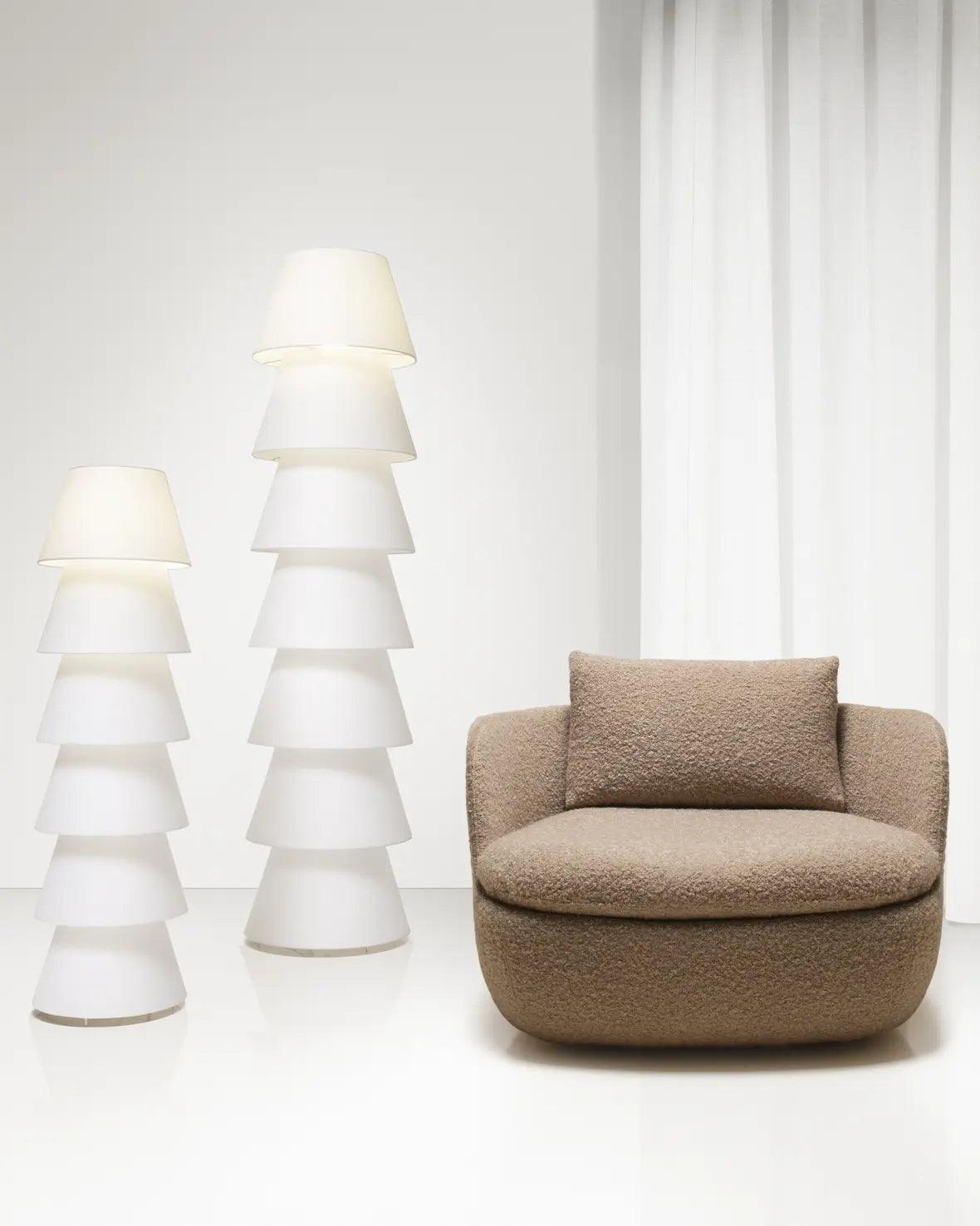Lampa podłogowa SET UP SHADES biały Moooi Eye on Design