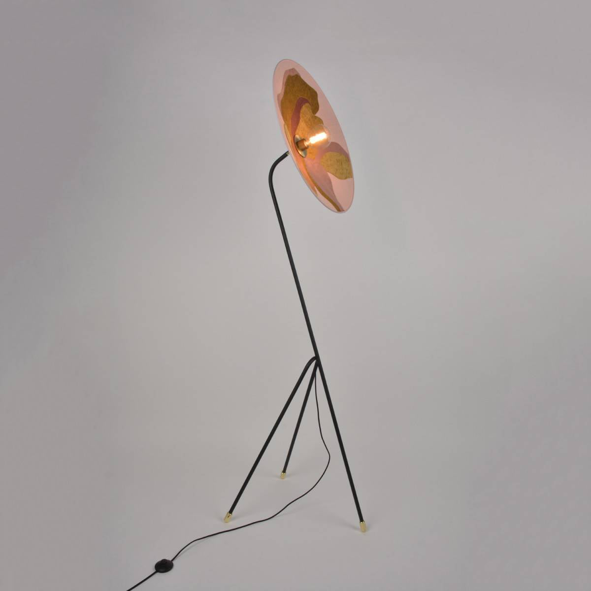 Lampa podłogowa SONIA LAUDET różowo-beżowy