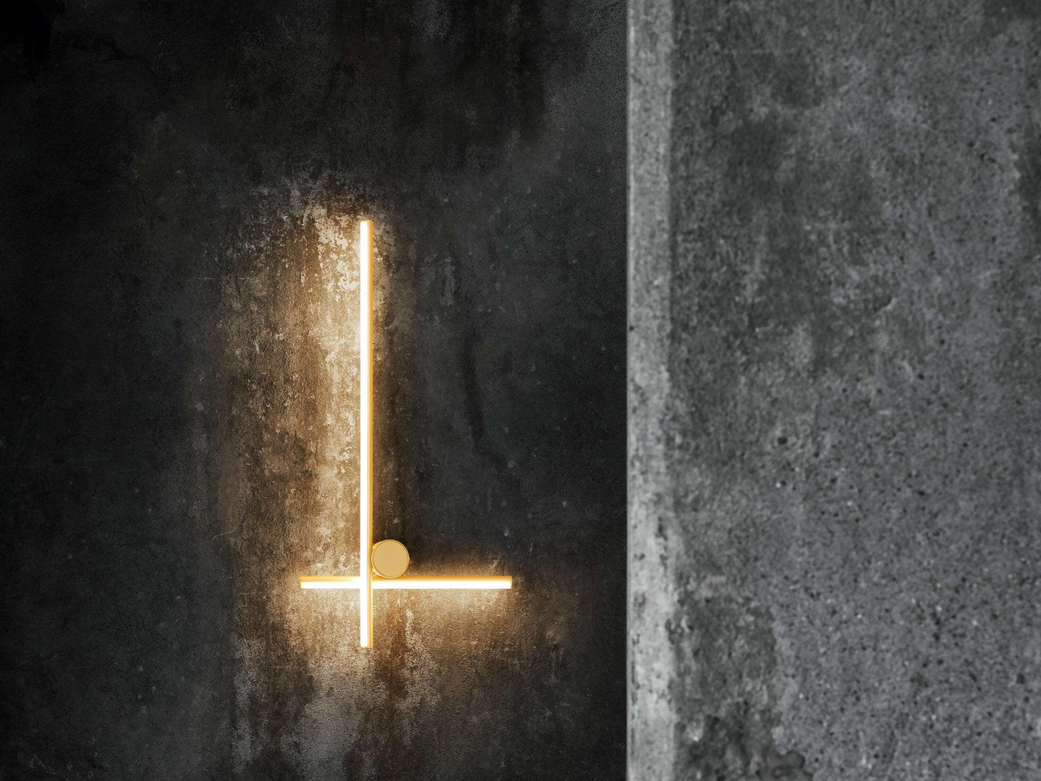 Lampa ścienna COORDINATES 2 szampański Flos Eye on Design